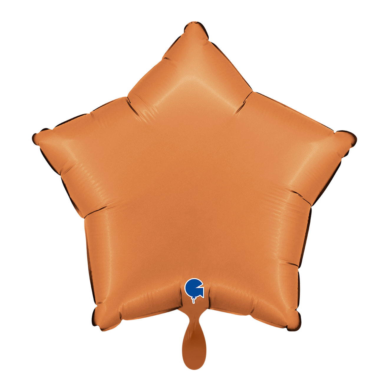 1 Balloon - Star - Satin Caramel
