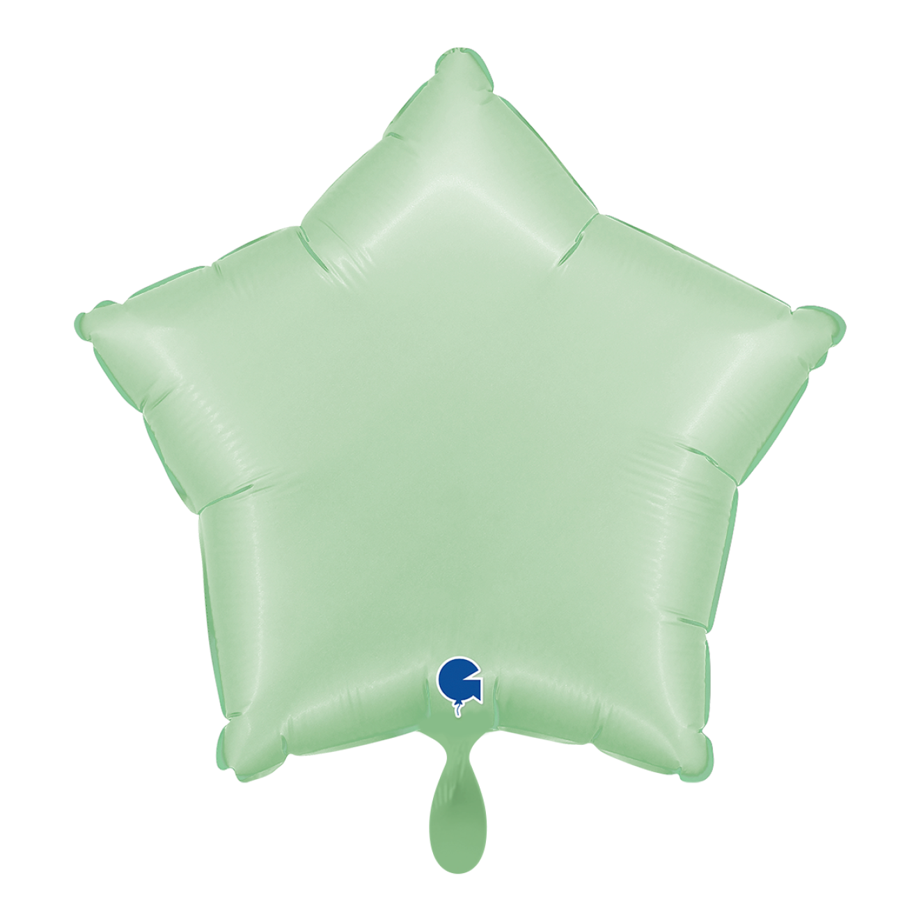 1 Balloon - Star - Satin Glazed Mint