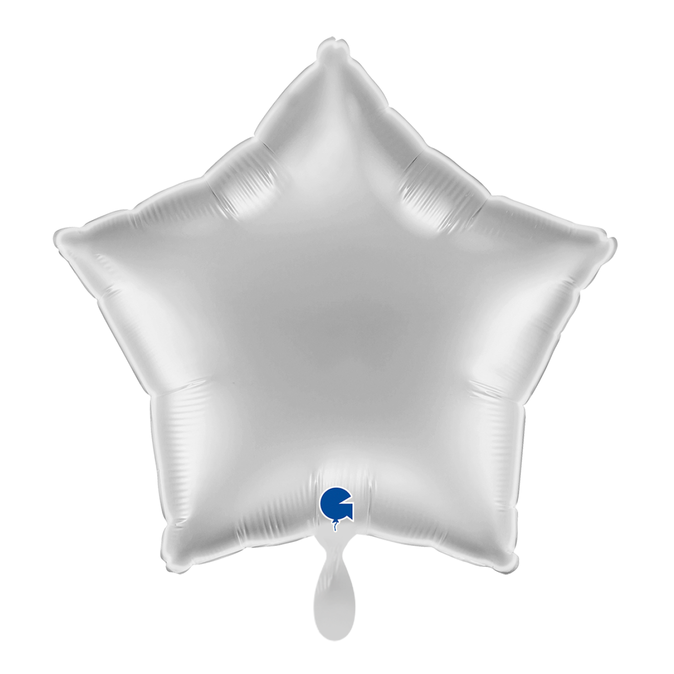 1 Balloon - Star - Silver