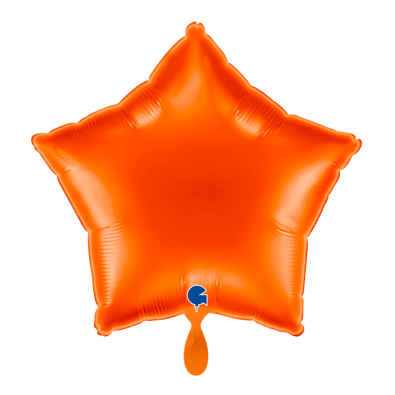 1 Balloon - Star - Orange