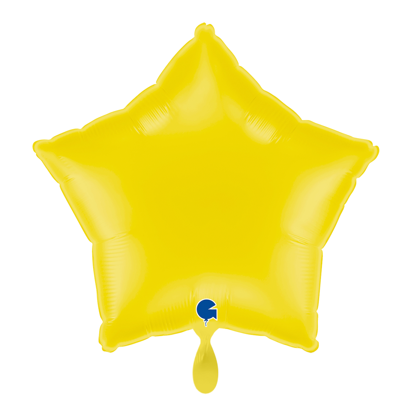 1 Balloon - Star - Pastel Yellow