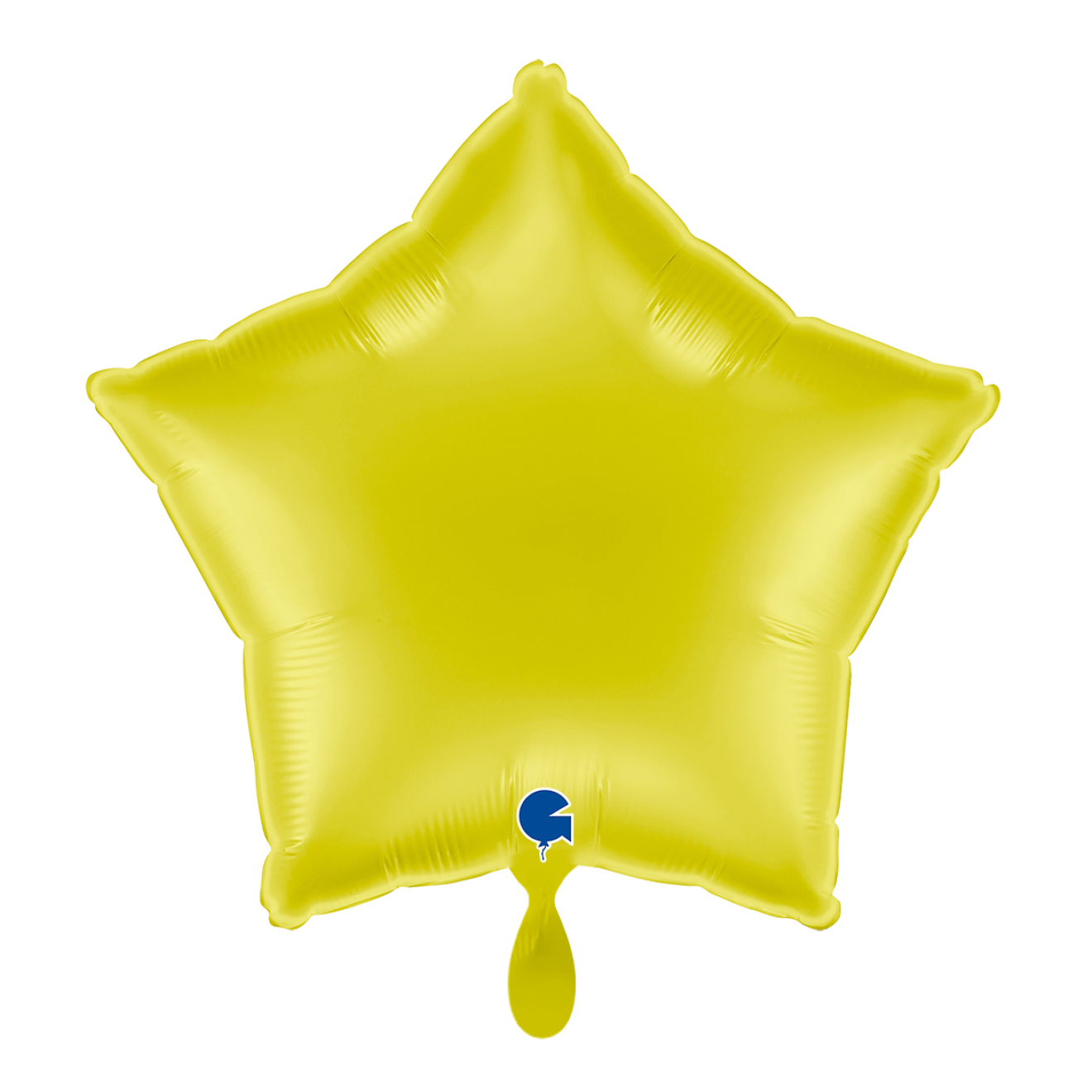1 Balloon - Star - Yellow