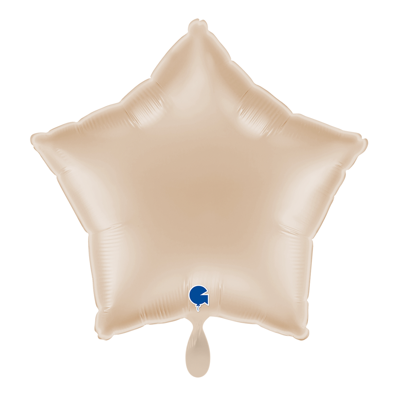 1 Balloon - Star - Californian Gold