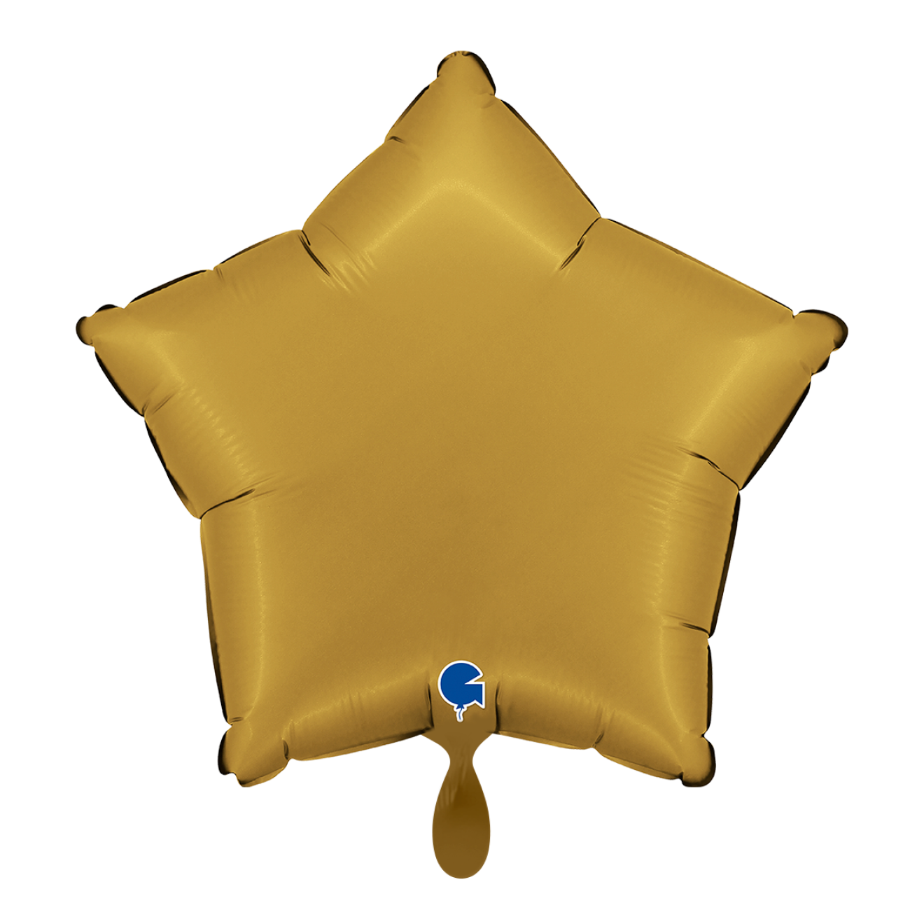 1 Balloon - Star - Satin Gold