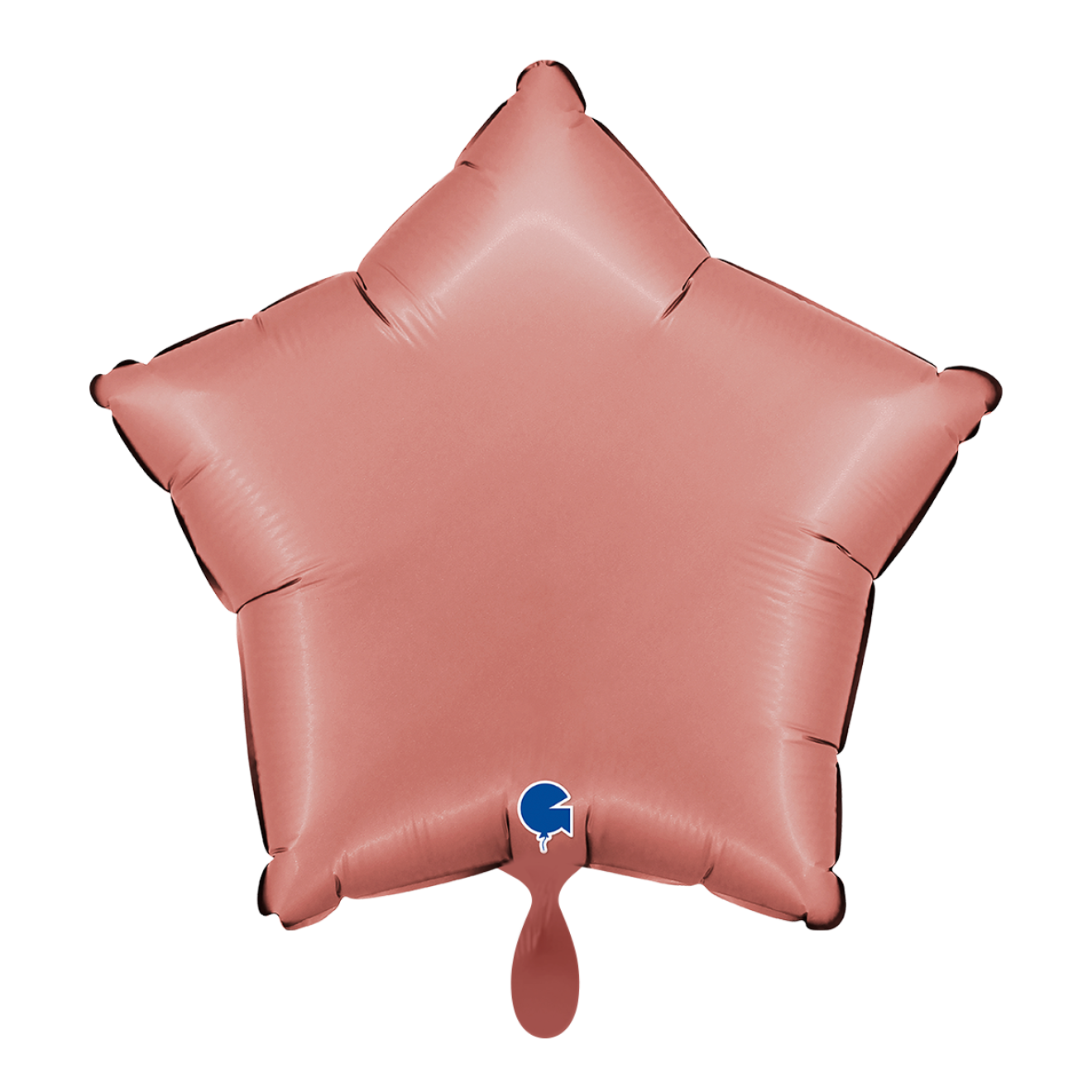 1 Balloon - Star - Satin Rose Gold