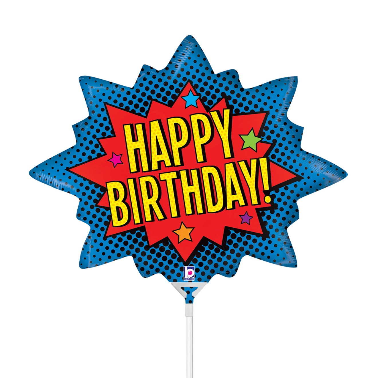 10 Miniballoons Airfilled - Superhero Birthday (Unverpackt)