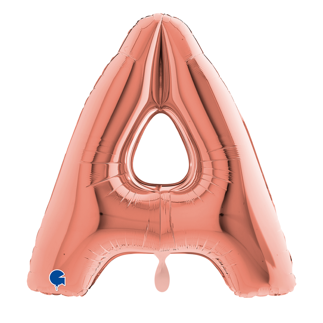 1 Balloon XXL - Letter A - Rosegold