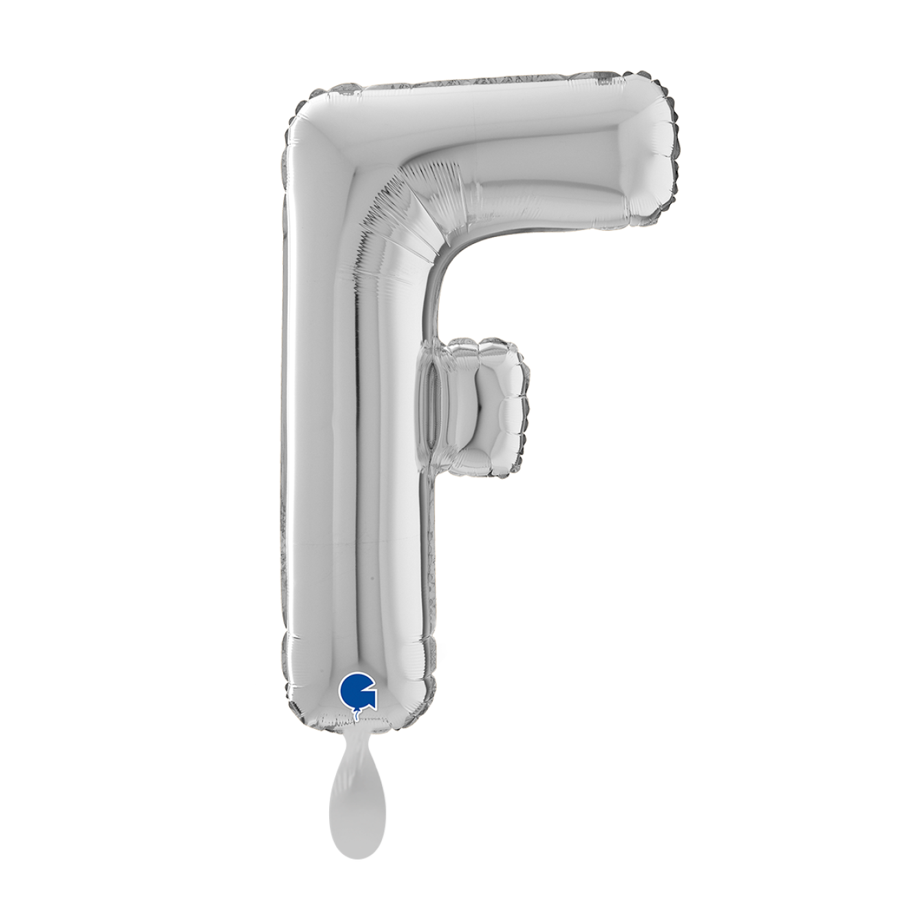 1 Balloon XL - Letter F - Silver
