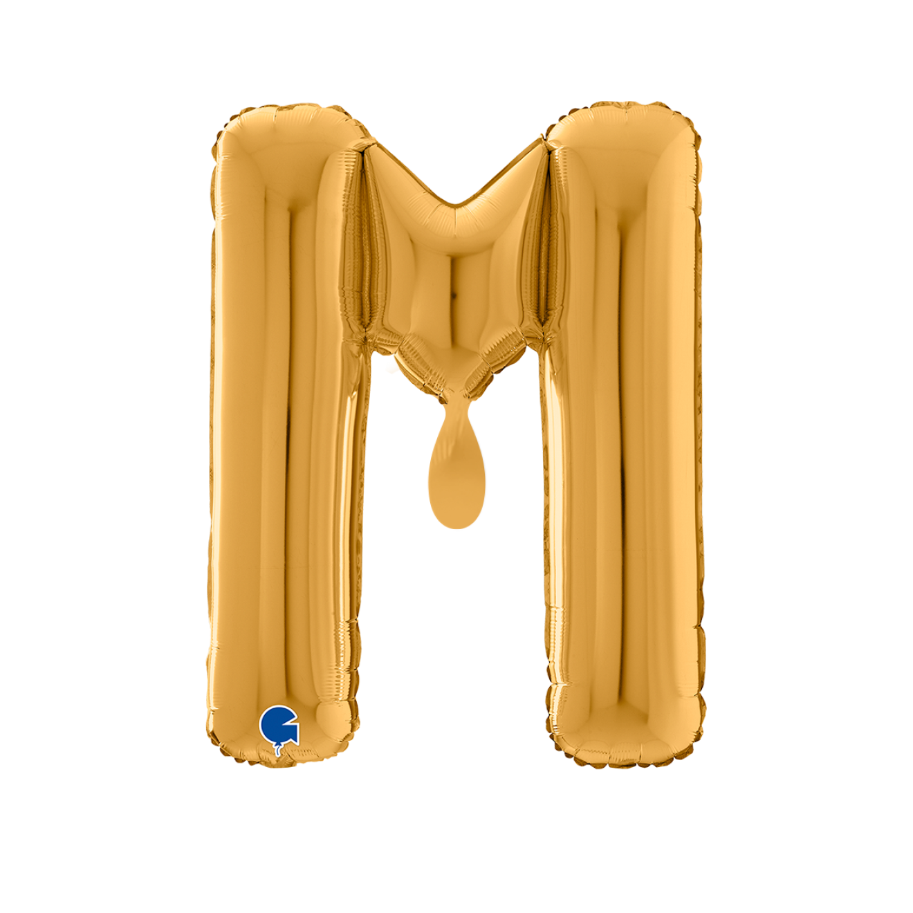 1 Balloon XL - Letter M - Gold
