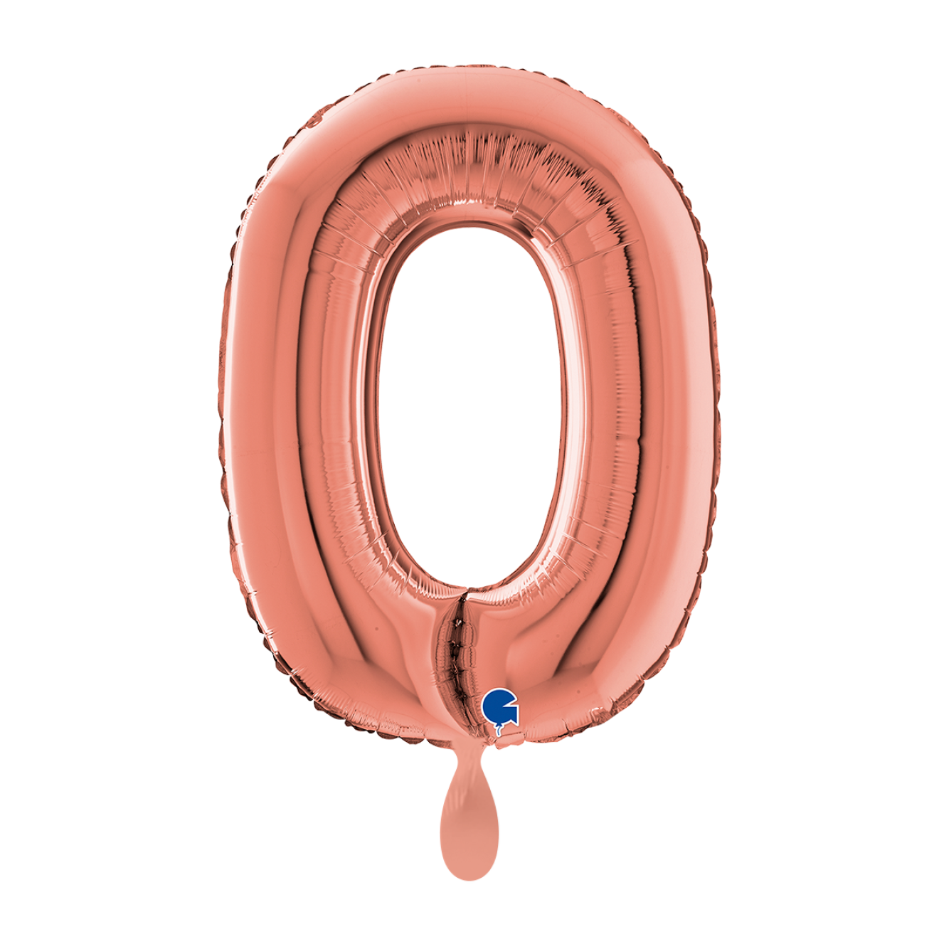 1 Balloon XL - Letter O - Rosegold