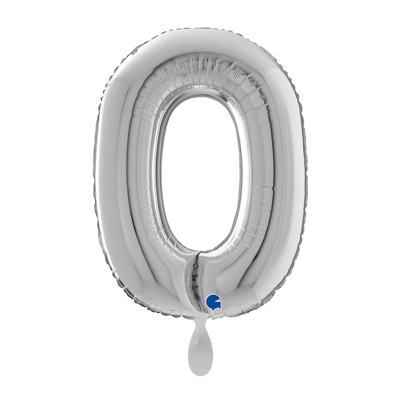 1 Balloon XL - Letter O - Silver
