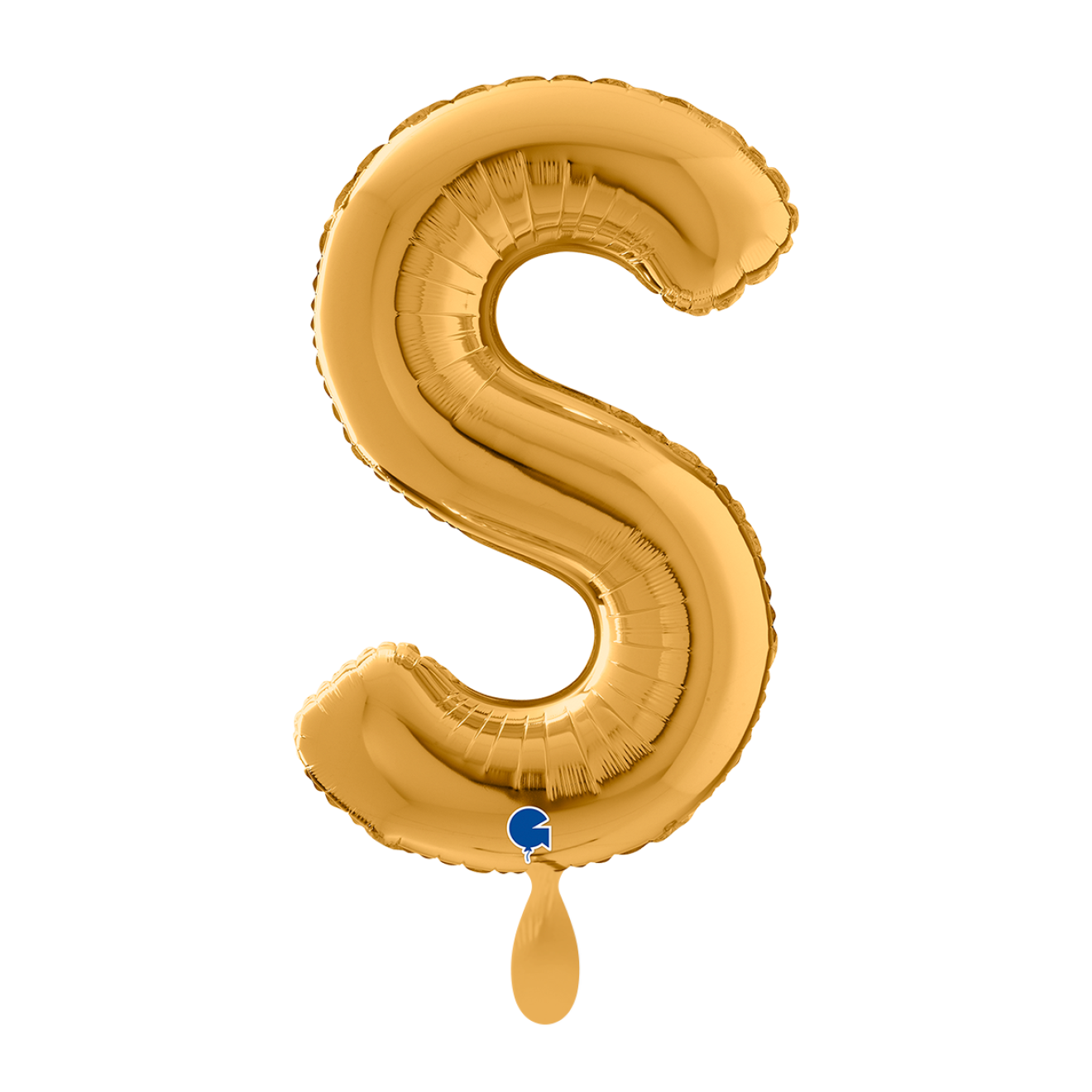 1 Balloon XL - Letter S - Gold