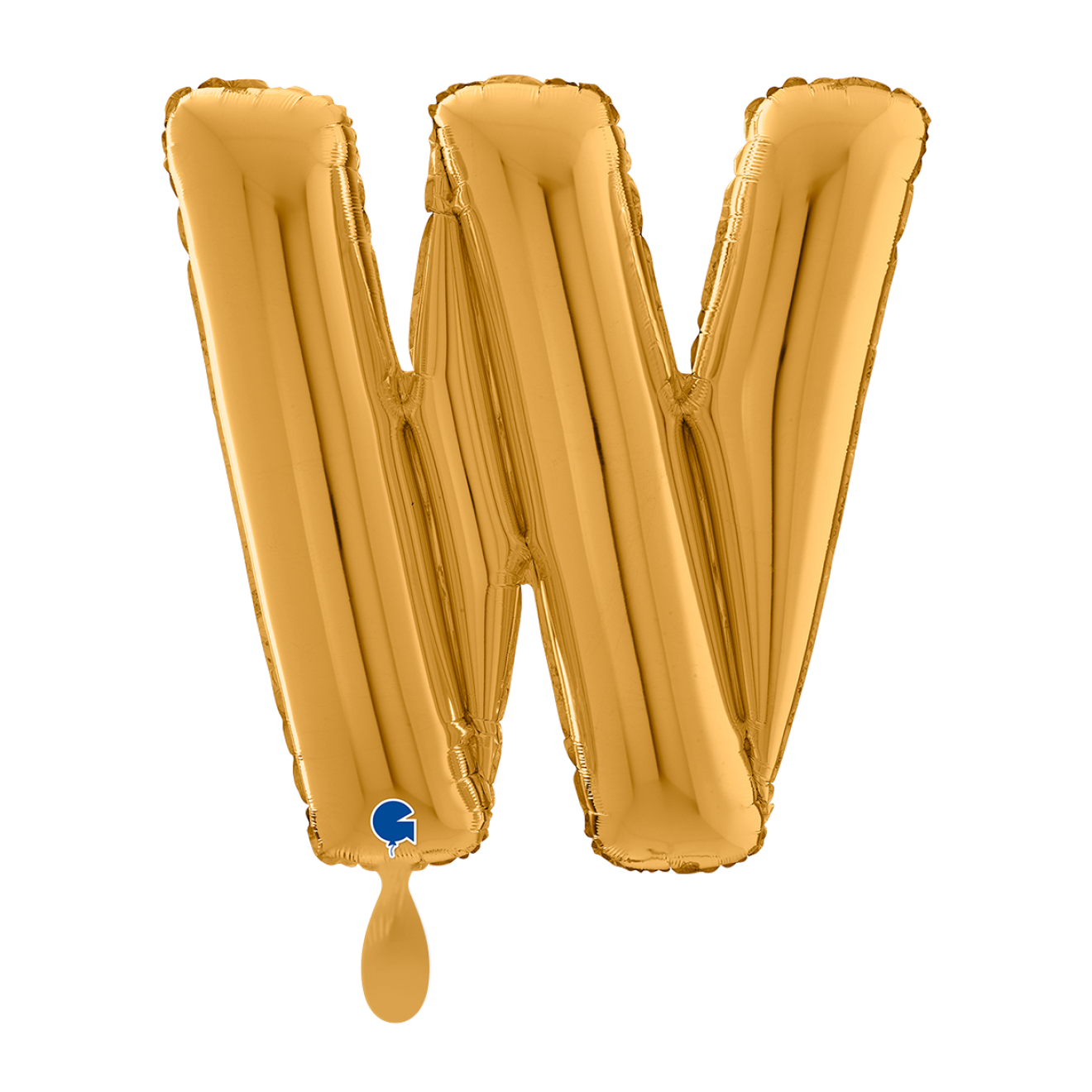 1 Balloon XL - Letter W - Gold