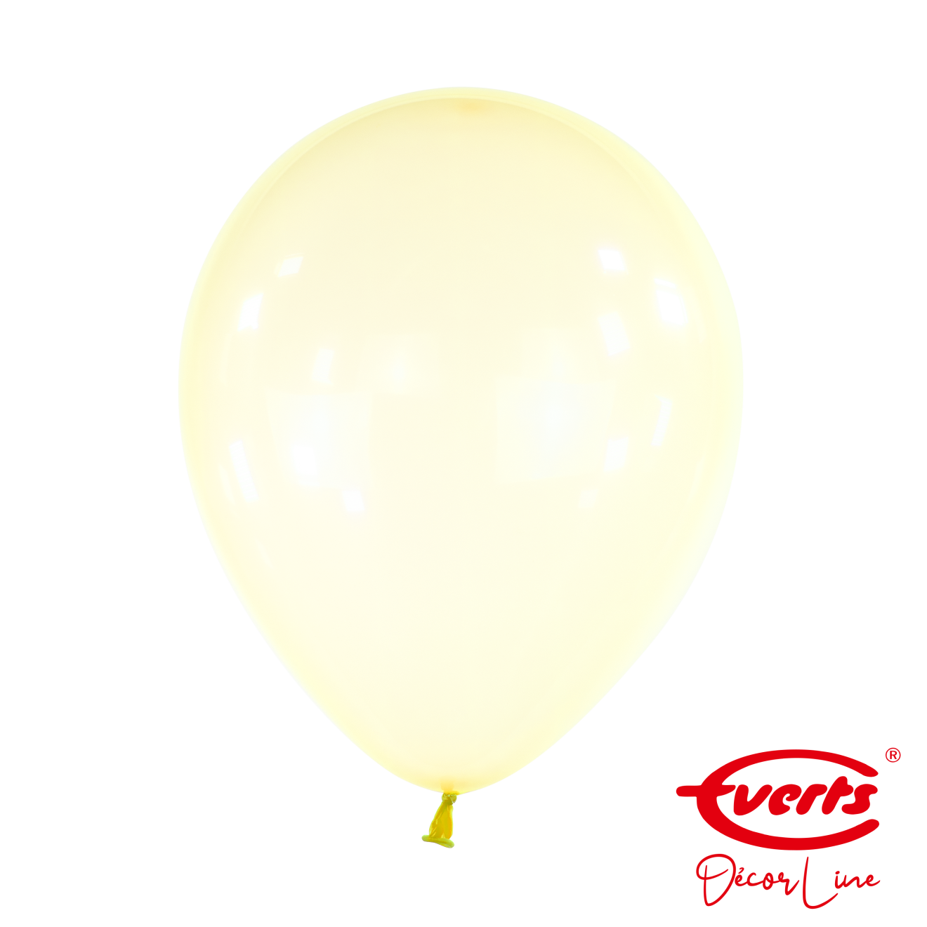 50 Luftballons - DECOR - Ø 28cm - Droplets - Yellow