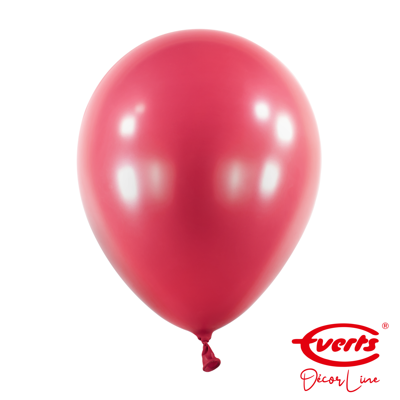 50 Luftballons - DECOR - Ø 28cm - Pearl & Metallic - Burgundy