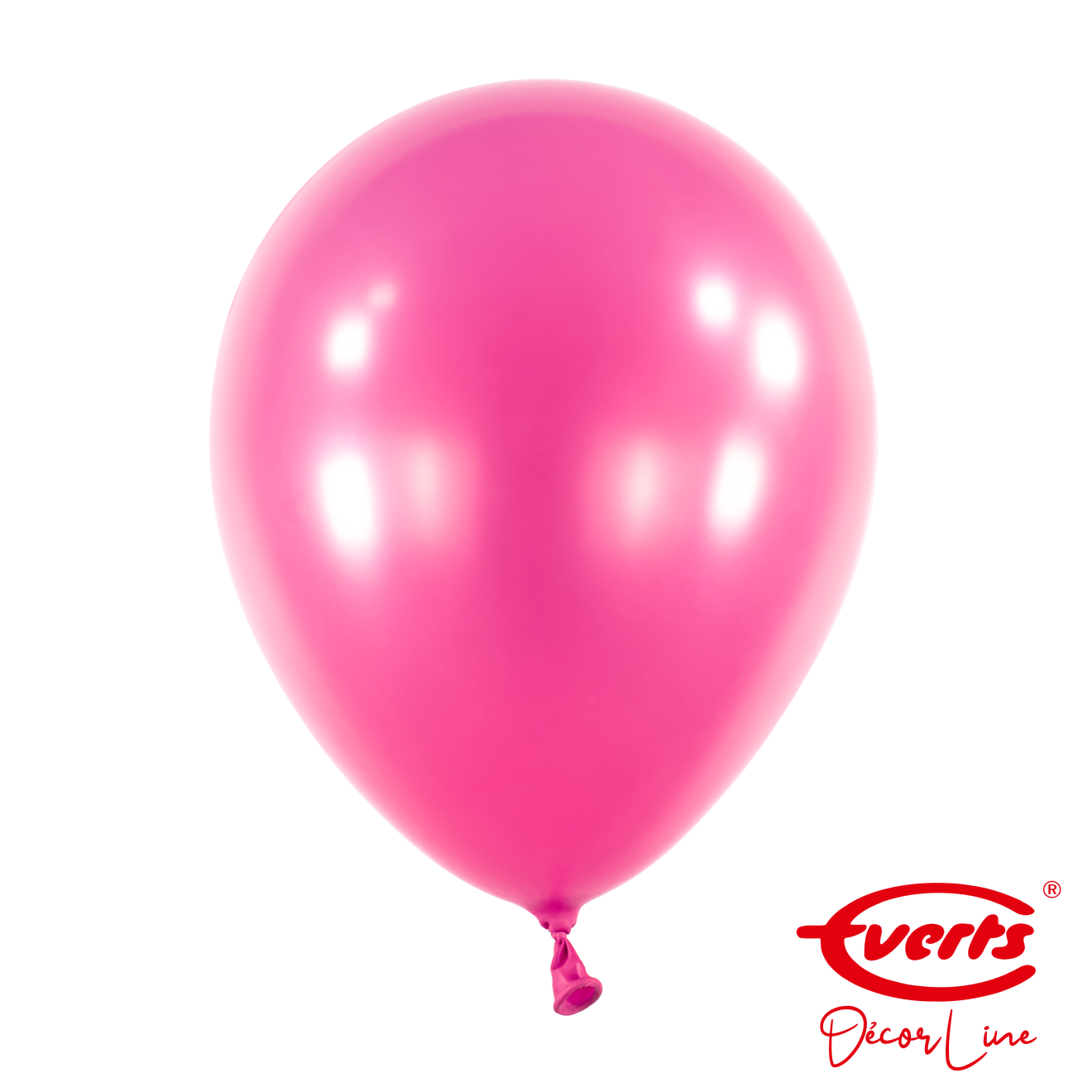 50 Luftballons - DECOR - Ø 28cm - Pearl & Metallic - Hot Pink