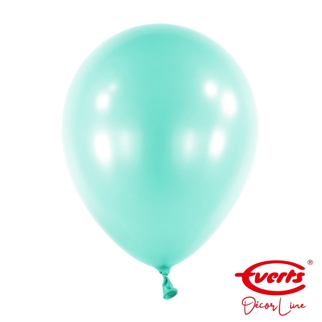 50 Luftballons - DECOR - Ø 28cm - Pearl & Metallic - Robins Egg Blue