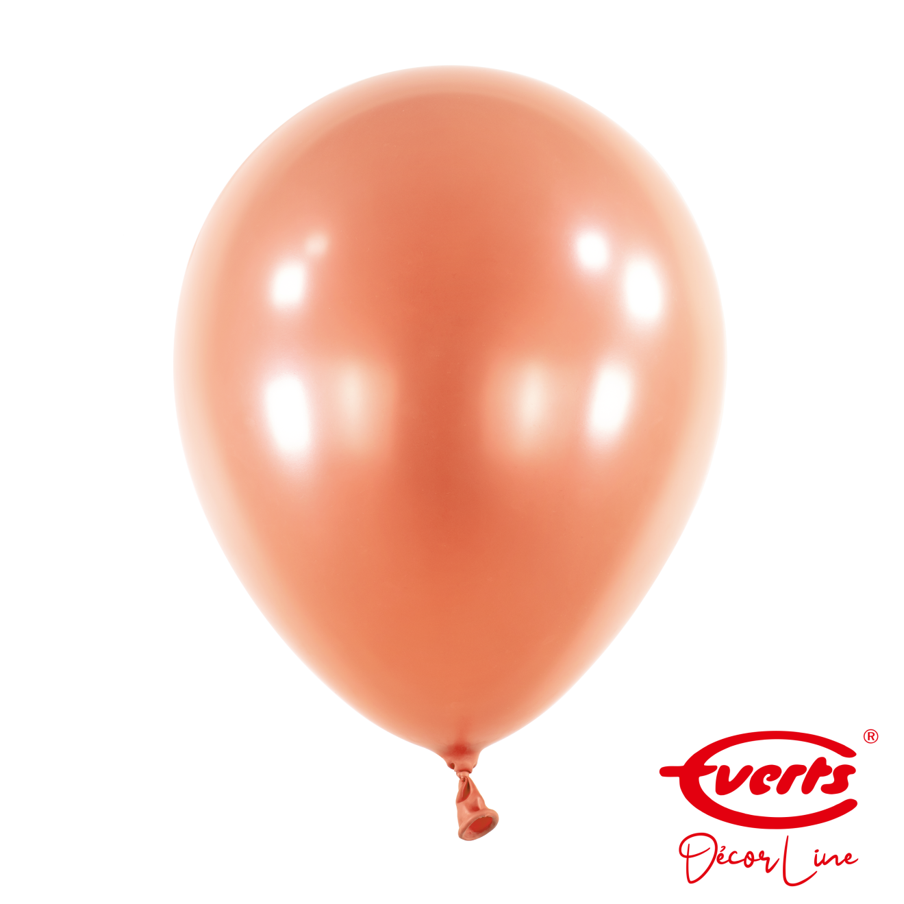 50 Luftballons - DECOR - Ø 28cm - Pearl & Metallic - Rosegold