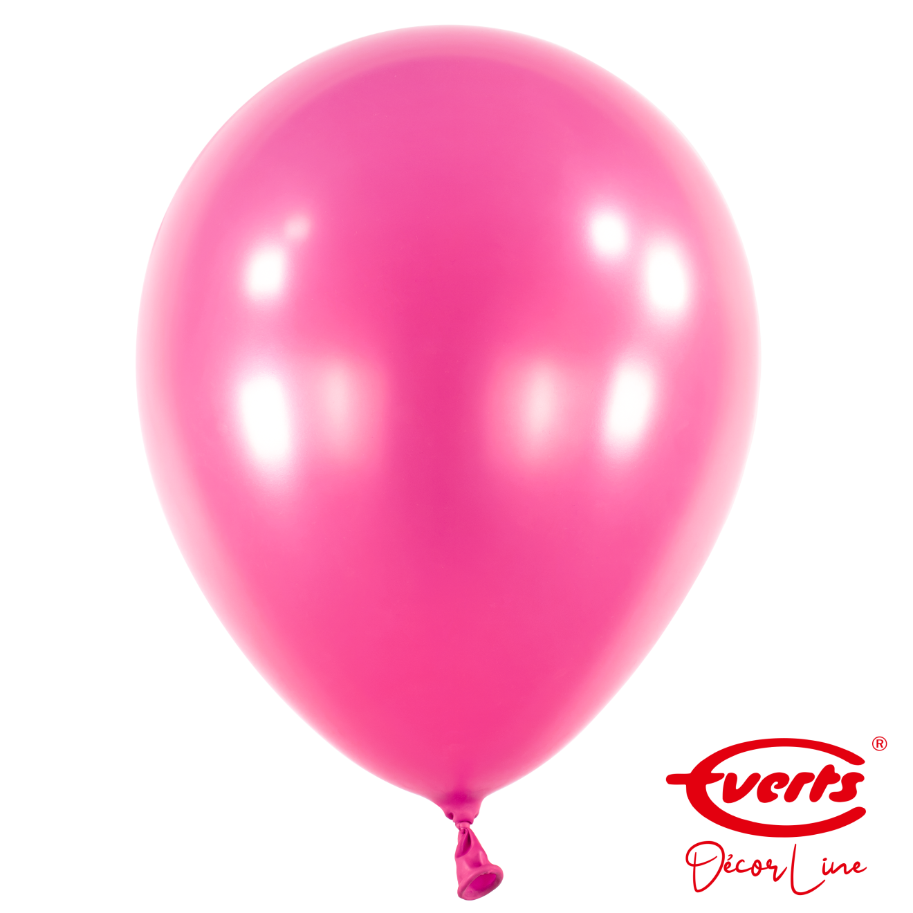 50 Luftballons - DECOR - Ø 35cm - Pearl & Metallic - Hot Pink