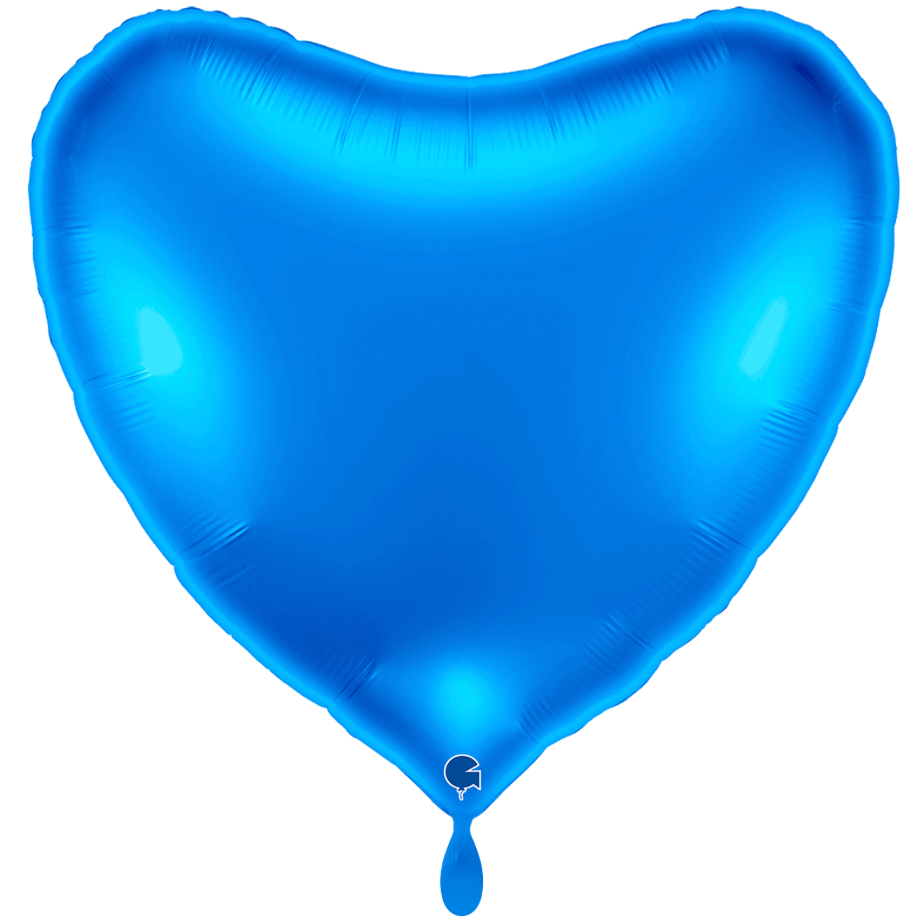 1 Balloon XXL - Heart - Blue