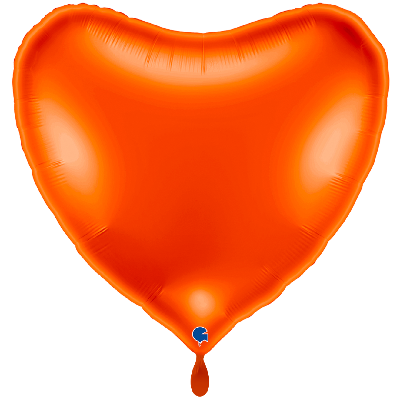 1 Balloon XXL - Heart - Orange