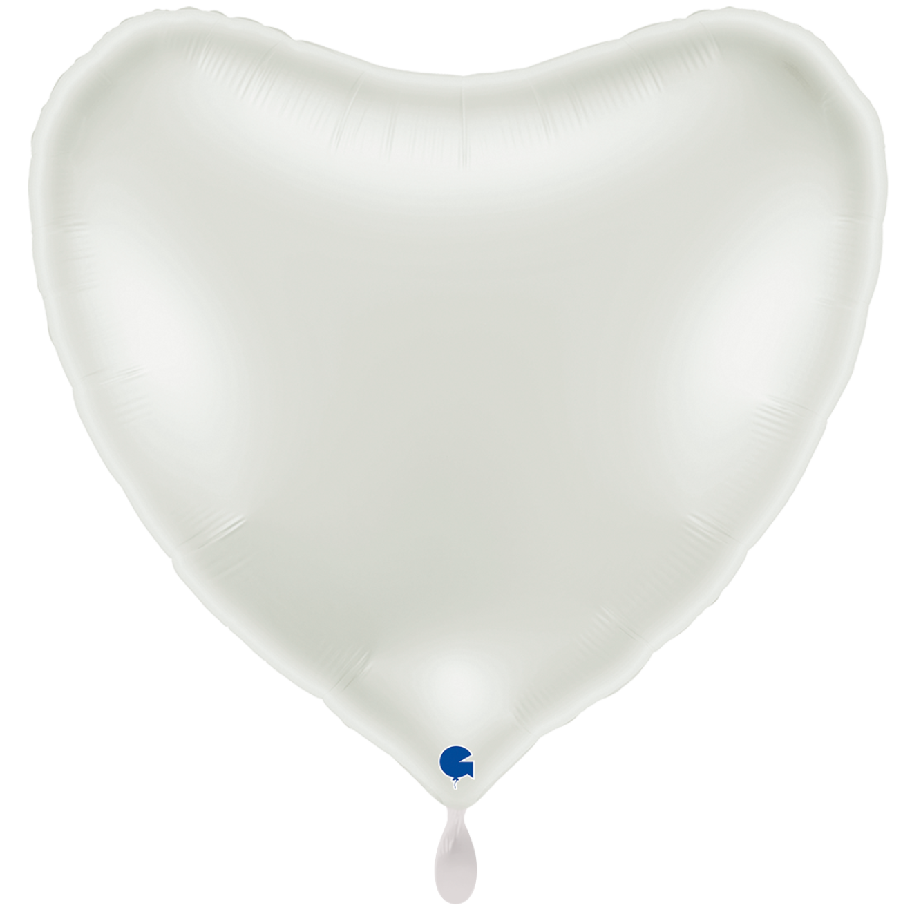 1 Balloon XXL - Heart - White