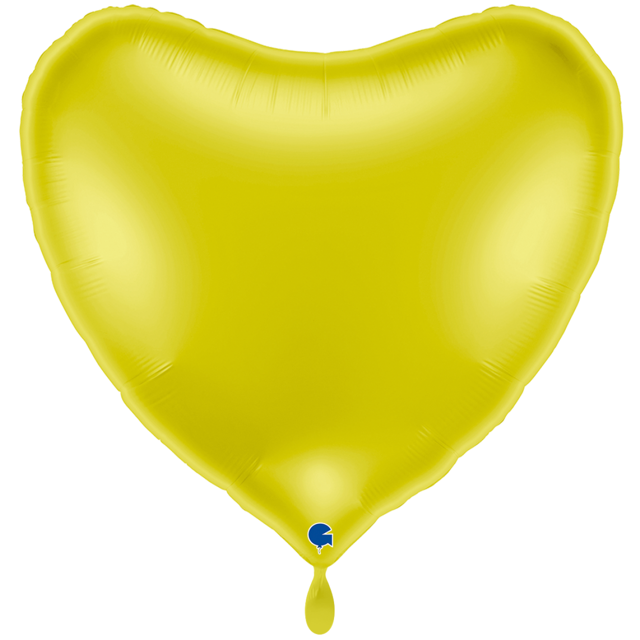 1 Balloon XXL - Heart - Yellow