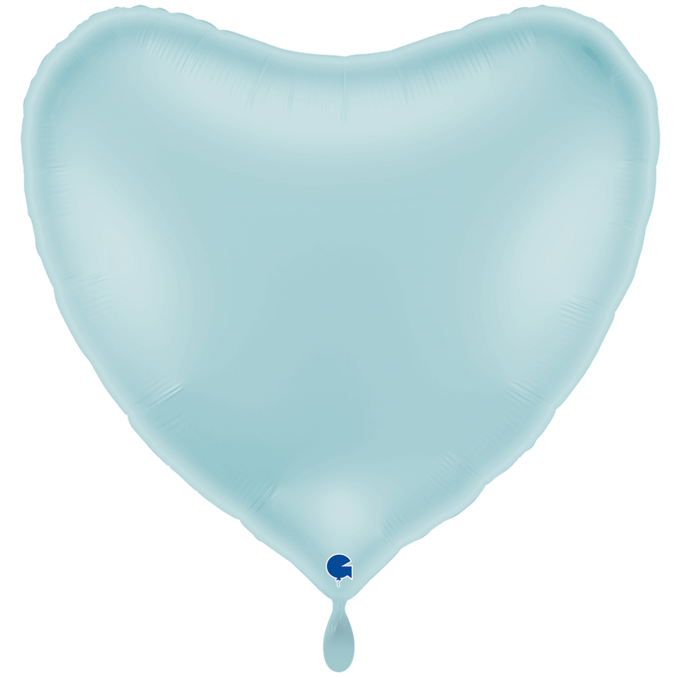 1 Balloon XXL - Heart - Pastel Blue