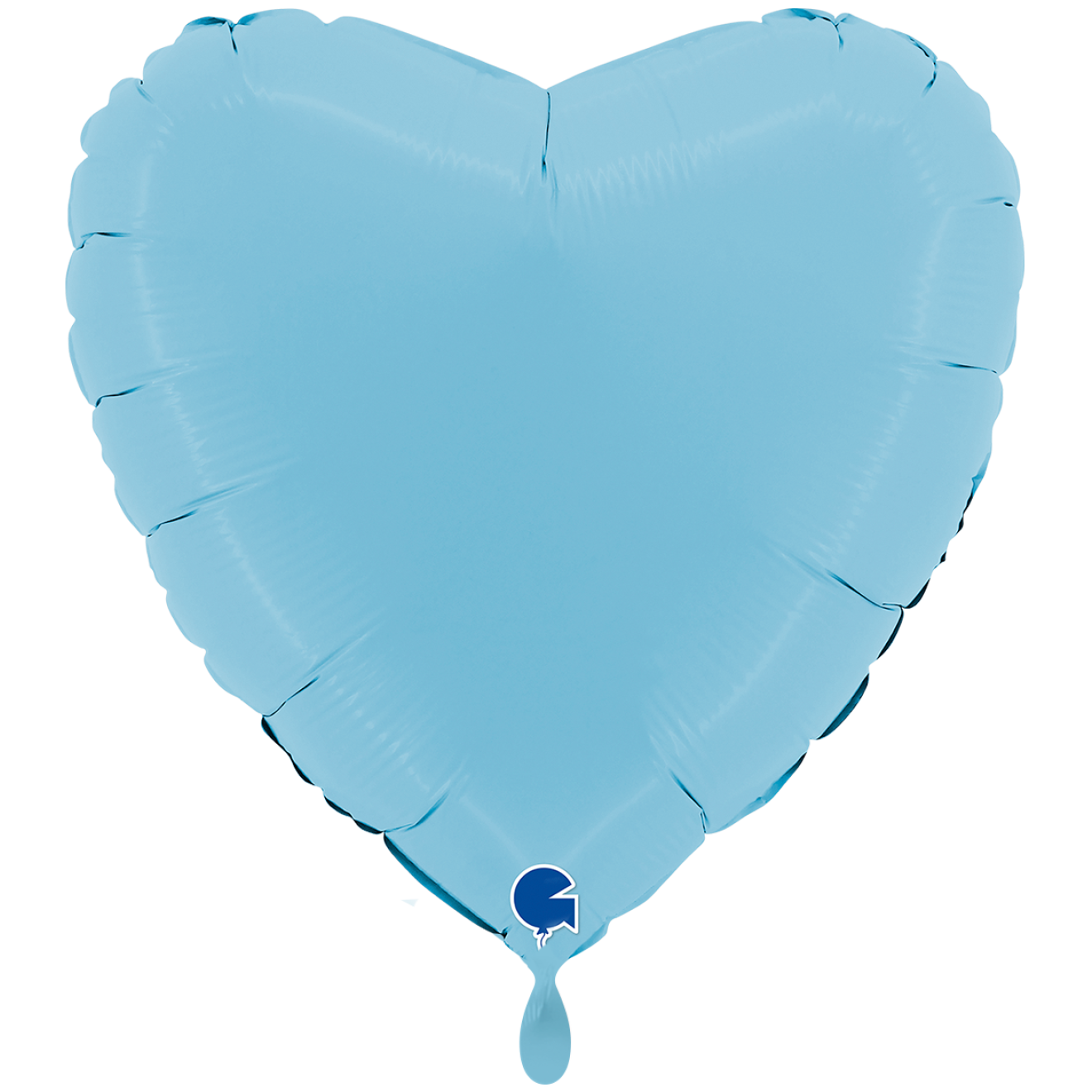 1 Balloon XXL - Heart - Matte Blue