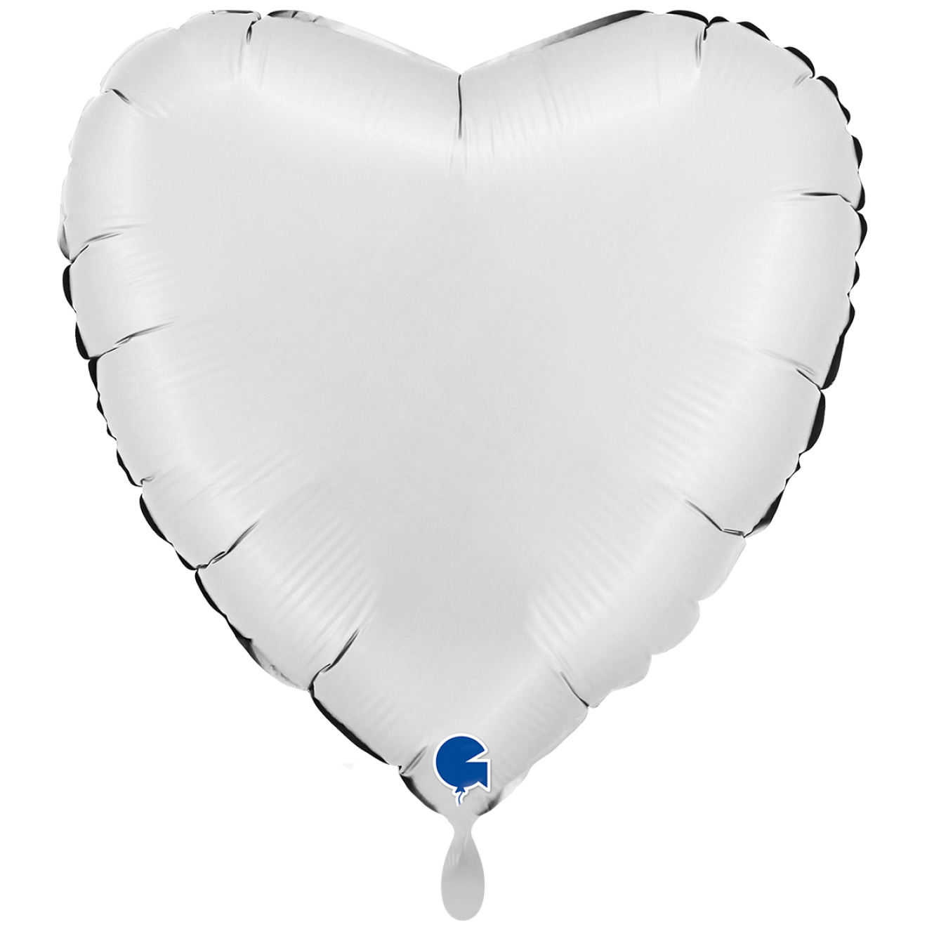 1 Balloon XXL - Heart - Satin White