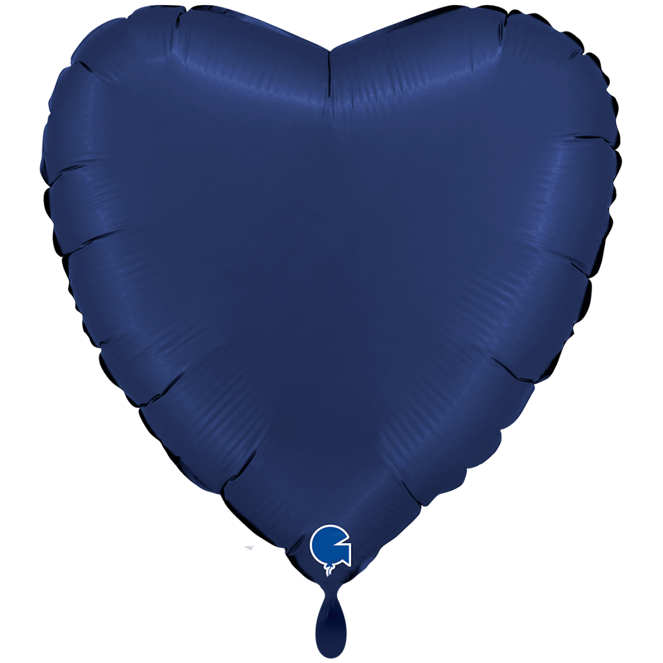 1 Balloon XXL - Heart - Satin Blue Navy