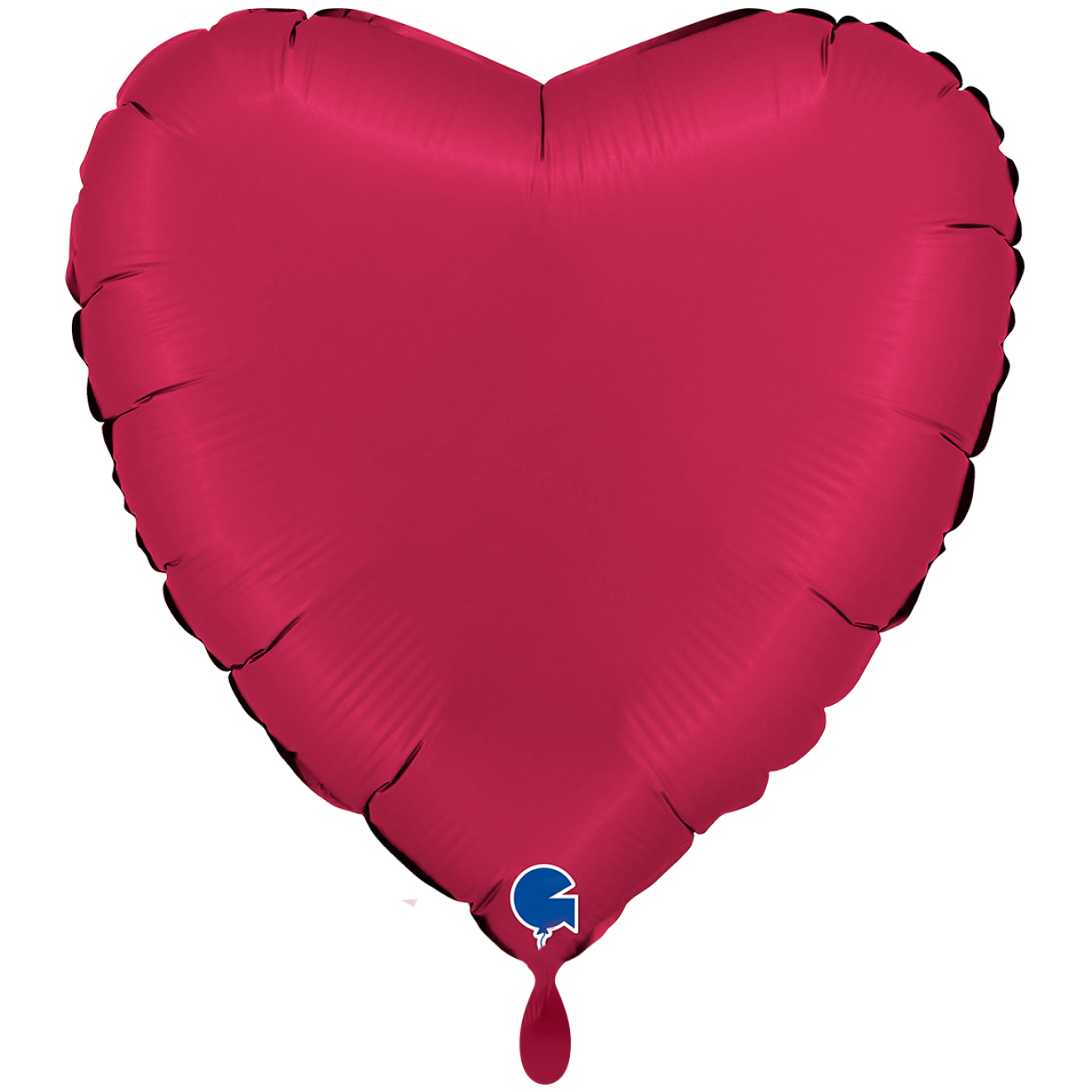 1 Balloon XXL - Heart - Satin Cherry
