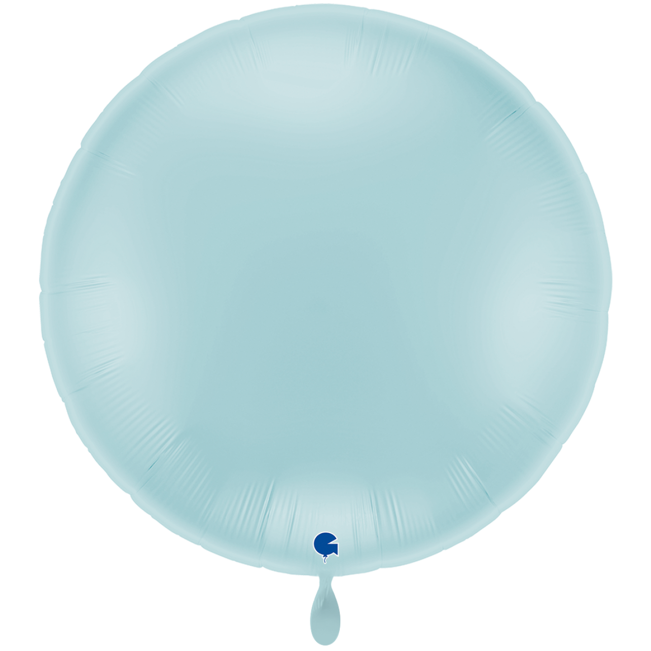 1 Balloon XXL - Round - Pastel Blue