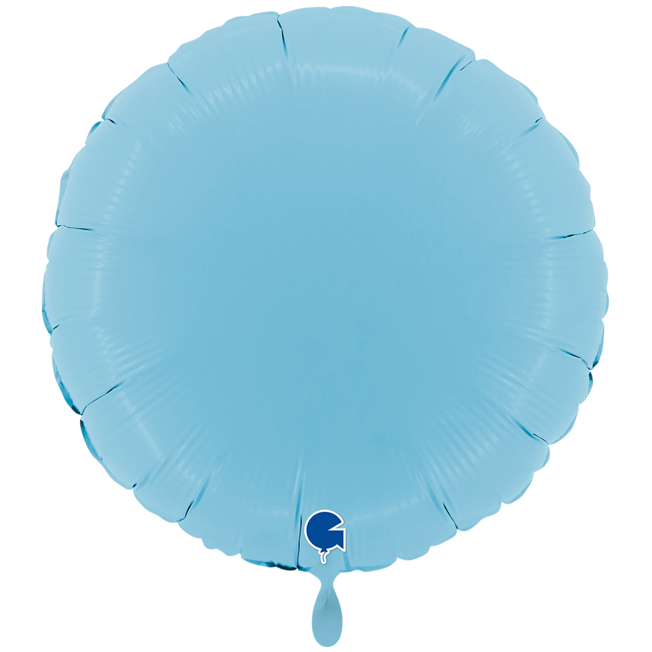 1 Balloon XXL - Round - Matte Blue