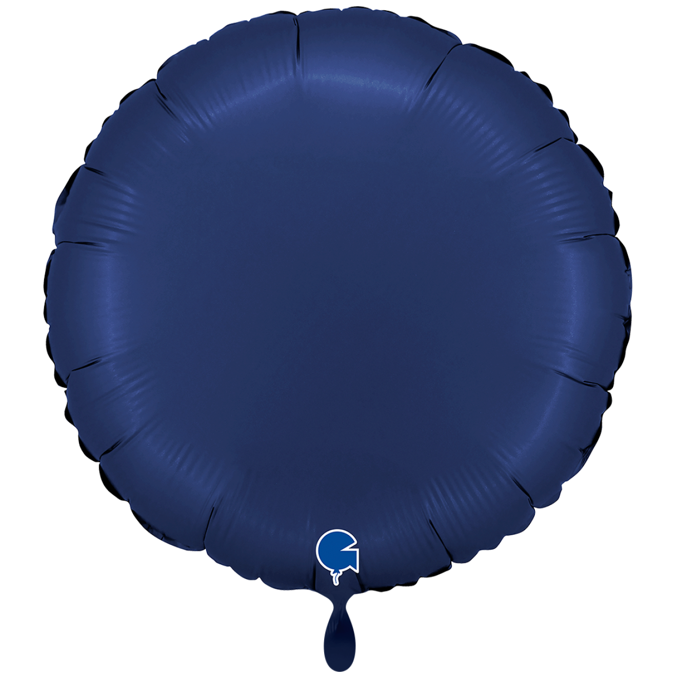 1 Balloon XXL - Round - Satin Blue Navy