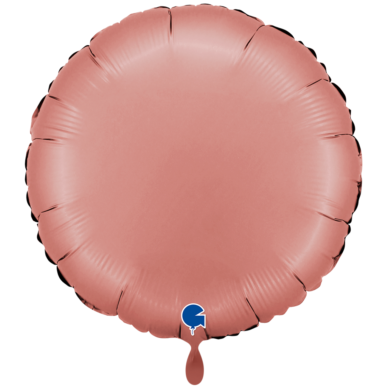 1 Balloon XXL - Round - Satin Rose Gold