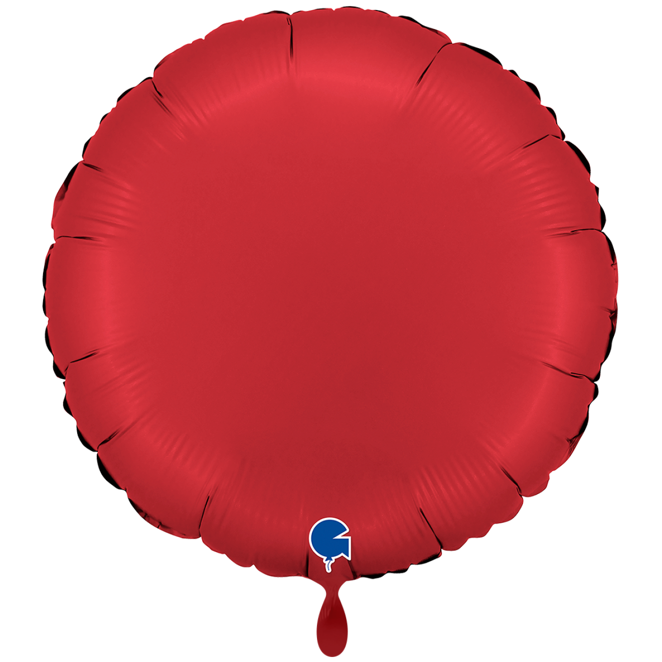 1 Balloon XXL - Round - Satin Rubin Red