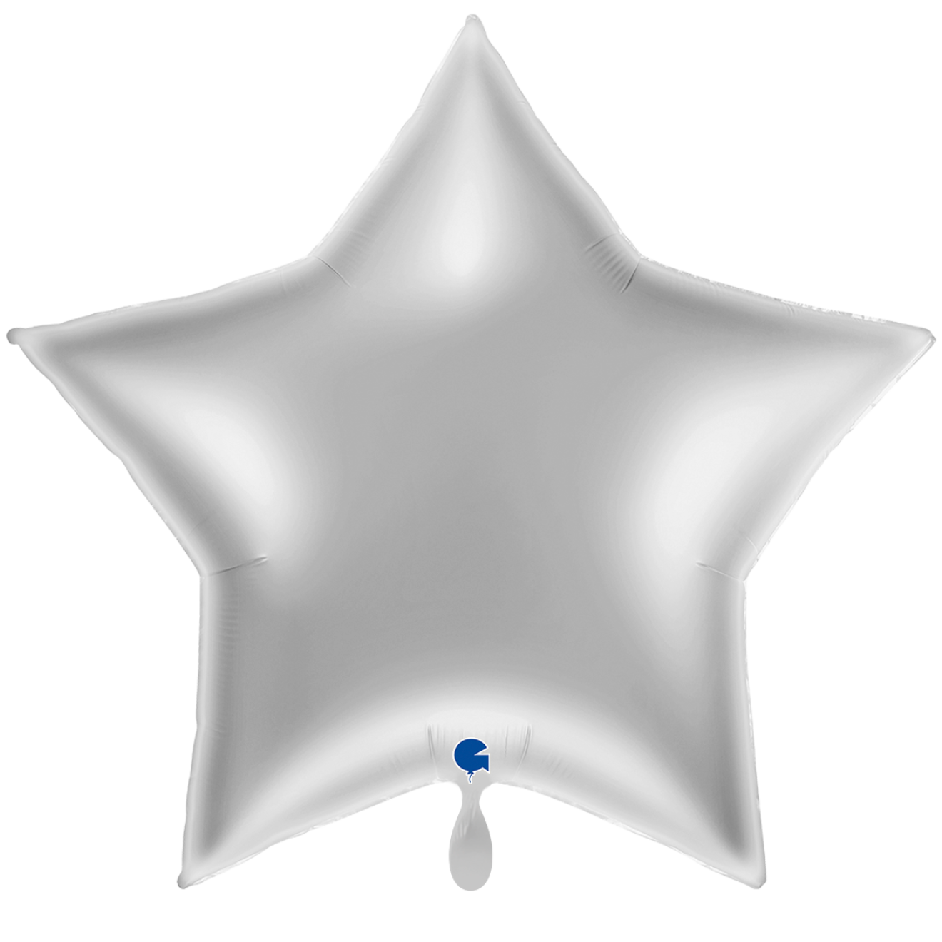 1 Balloon XXL - Star - Silver