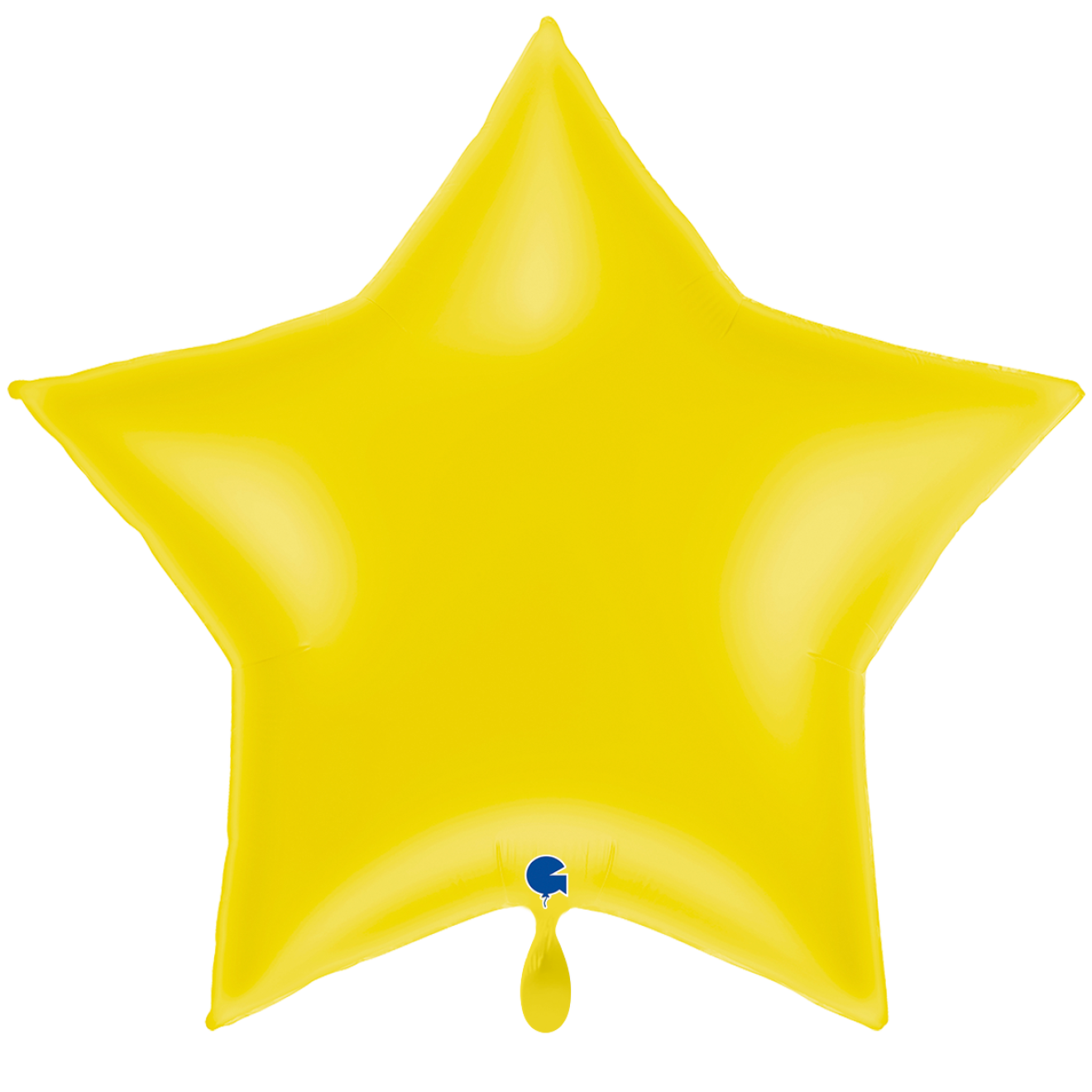 1 Balloon XXL - Star - Pastel Yellow