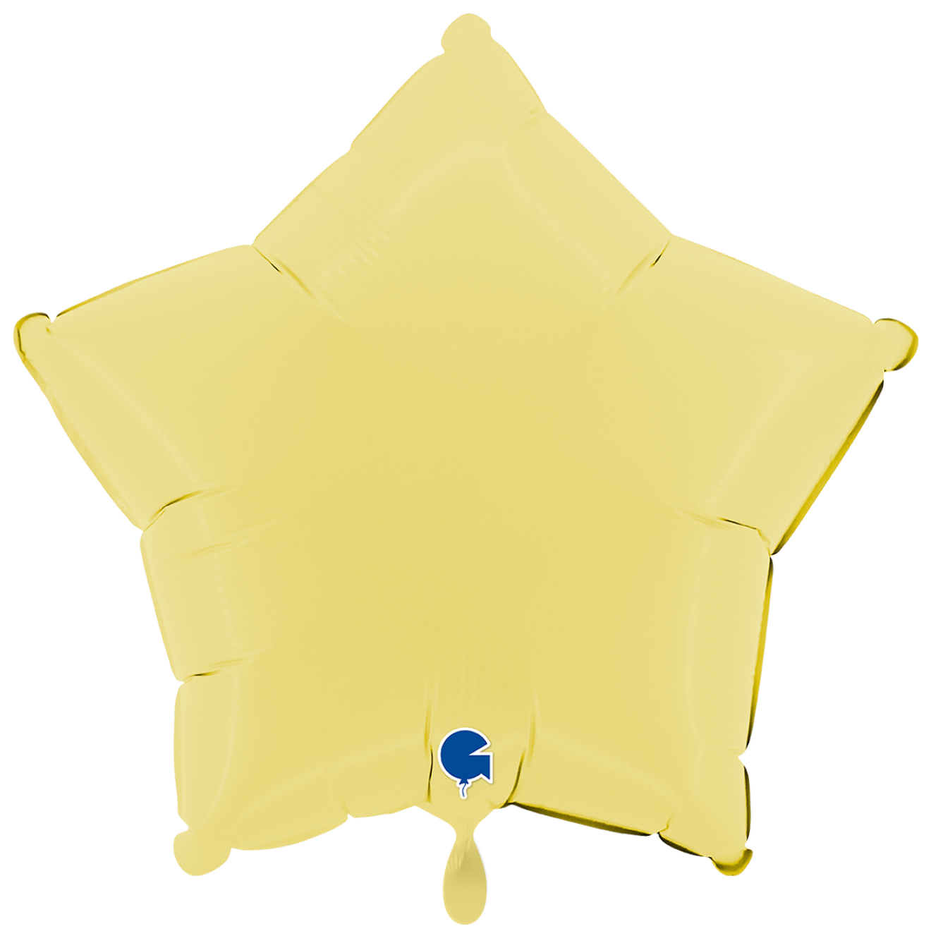 1 Balloon XXL - Star - Matte Yellow