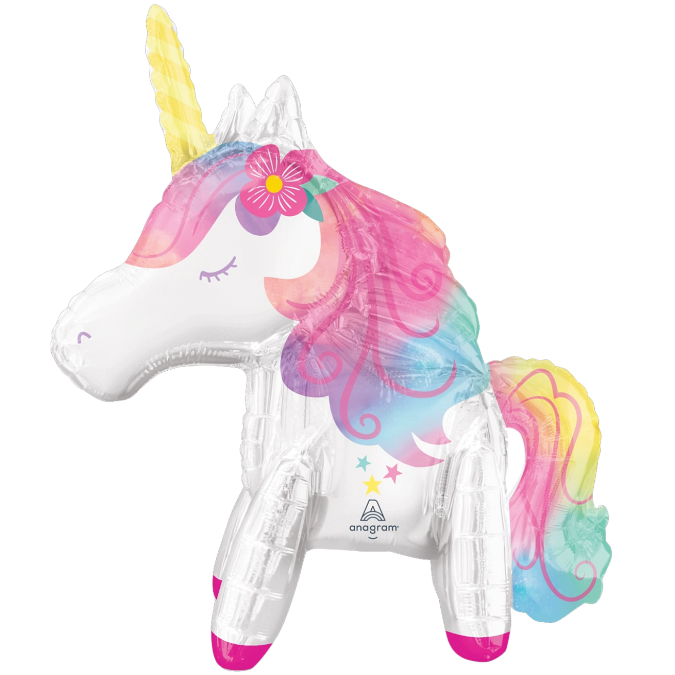 1 Sitting Balloon - Multi Balloon Enchanted Unicorn