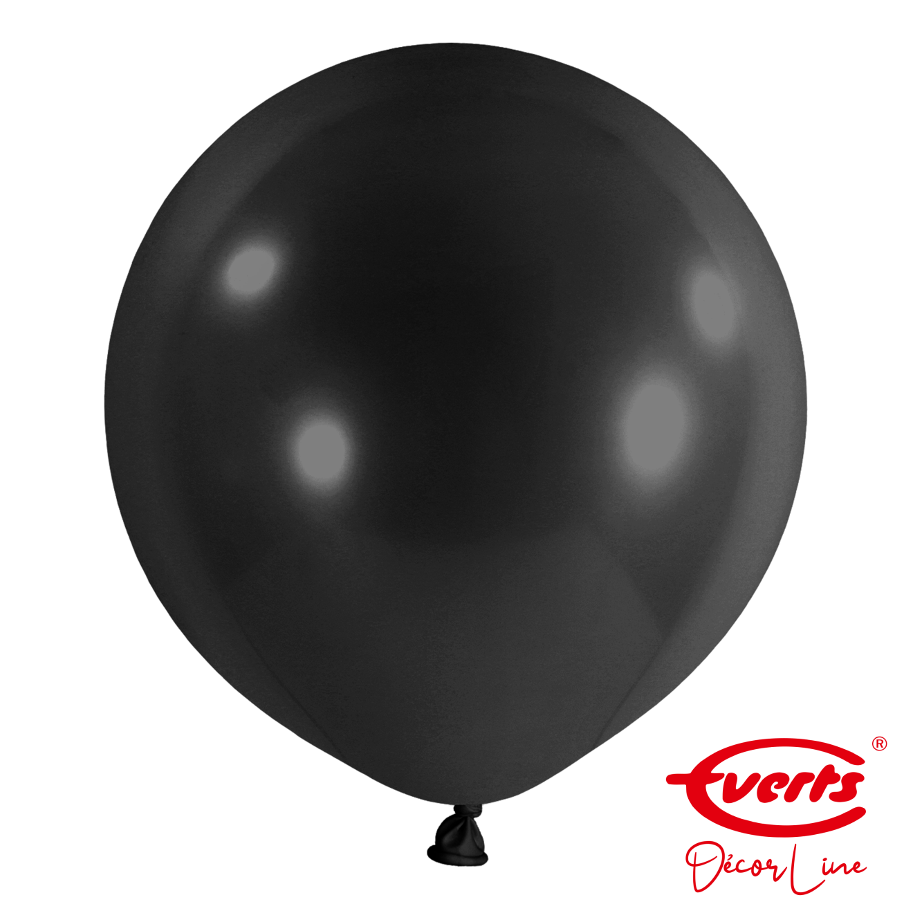4 Riesenballons - DECOR - Ø 60cm - Jet Black
