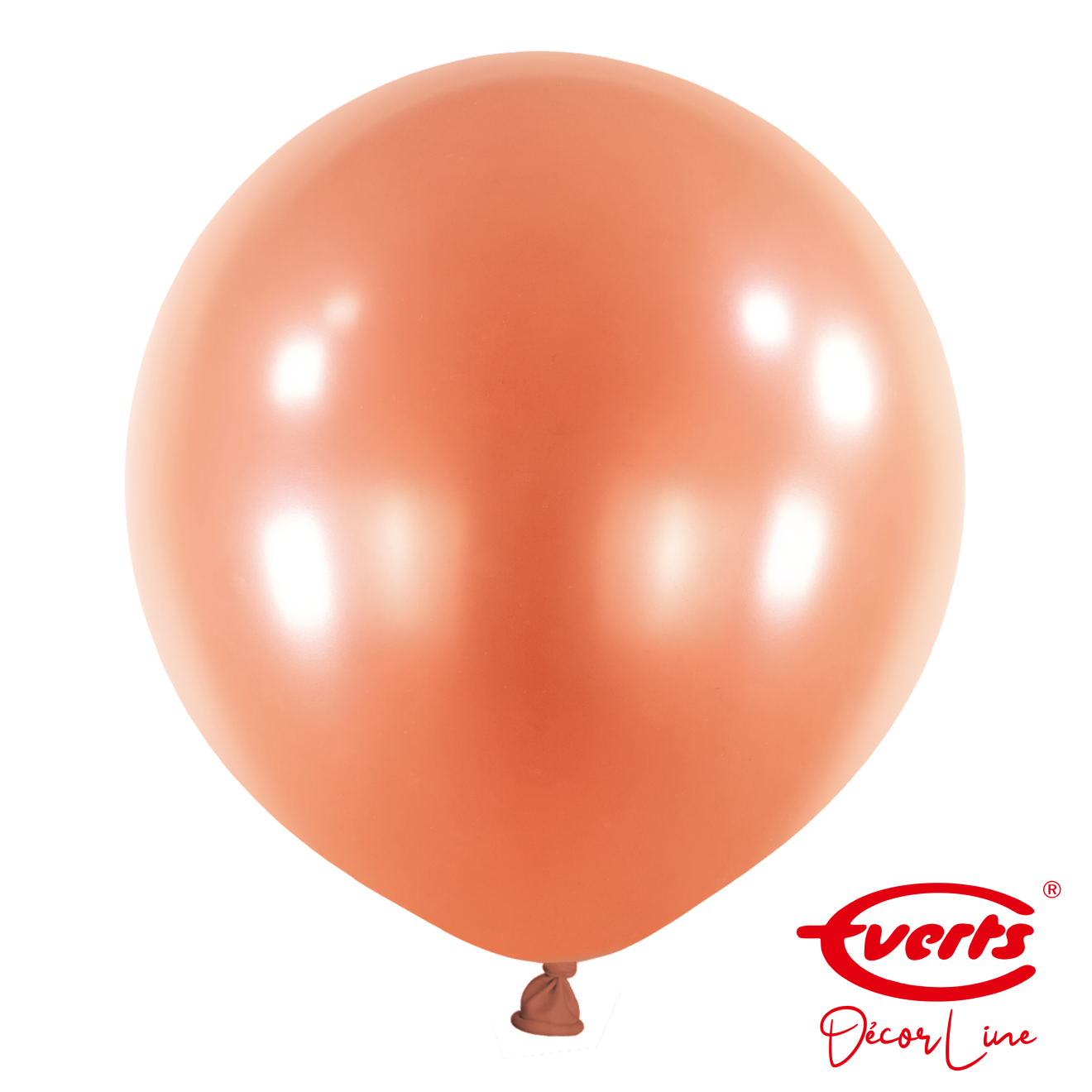4 Riesenballons - DECOR - Ø 60cm - Pearl & Metallic - Rosegold