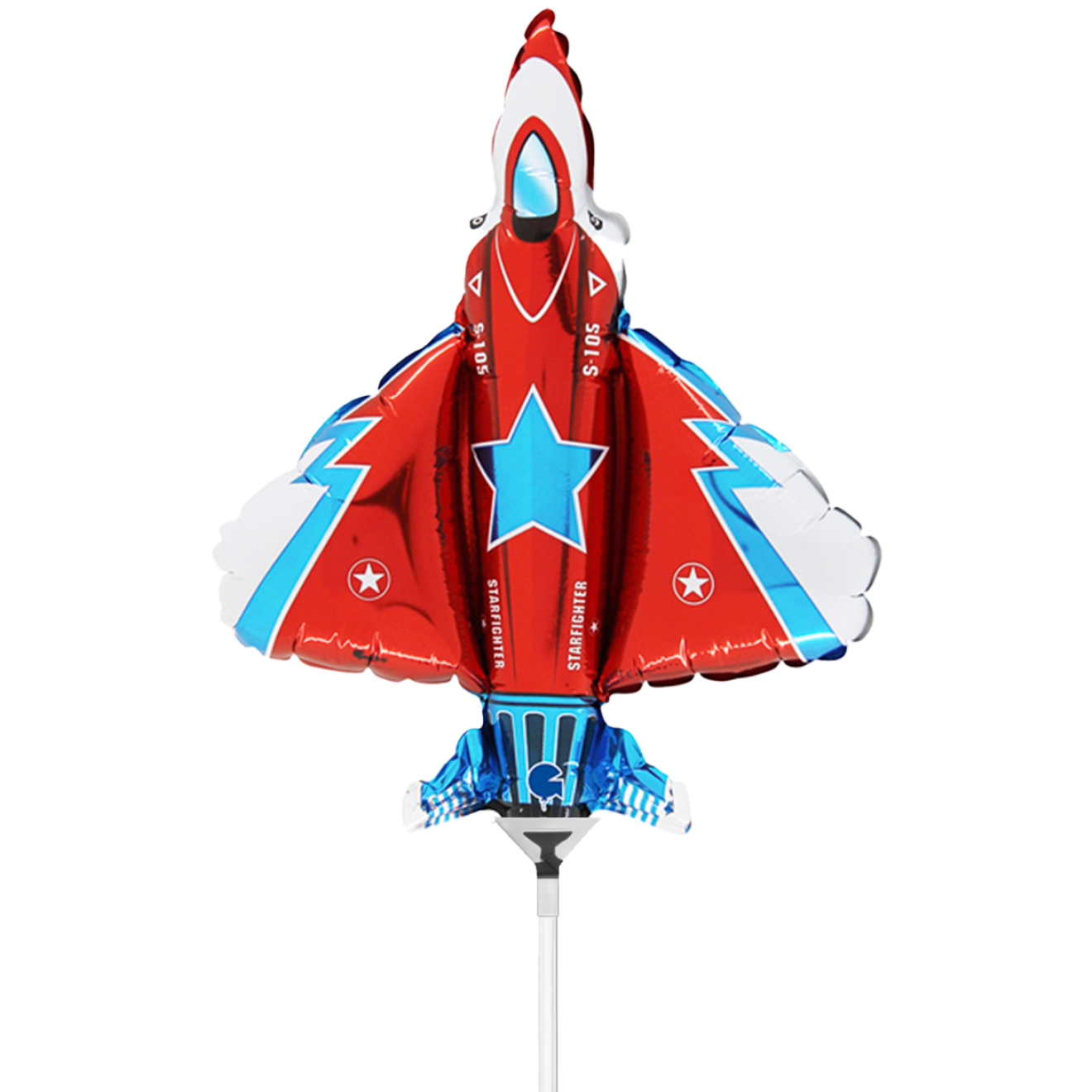 10 Miniballoons Airfilled - S-105 Starfighter (Unverpackt)