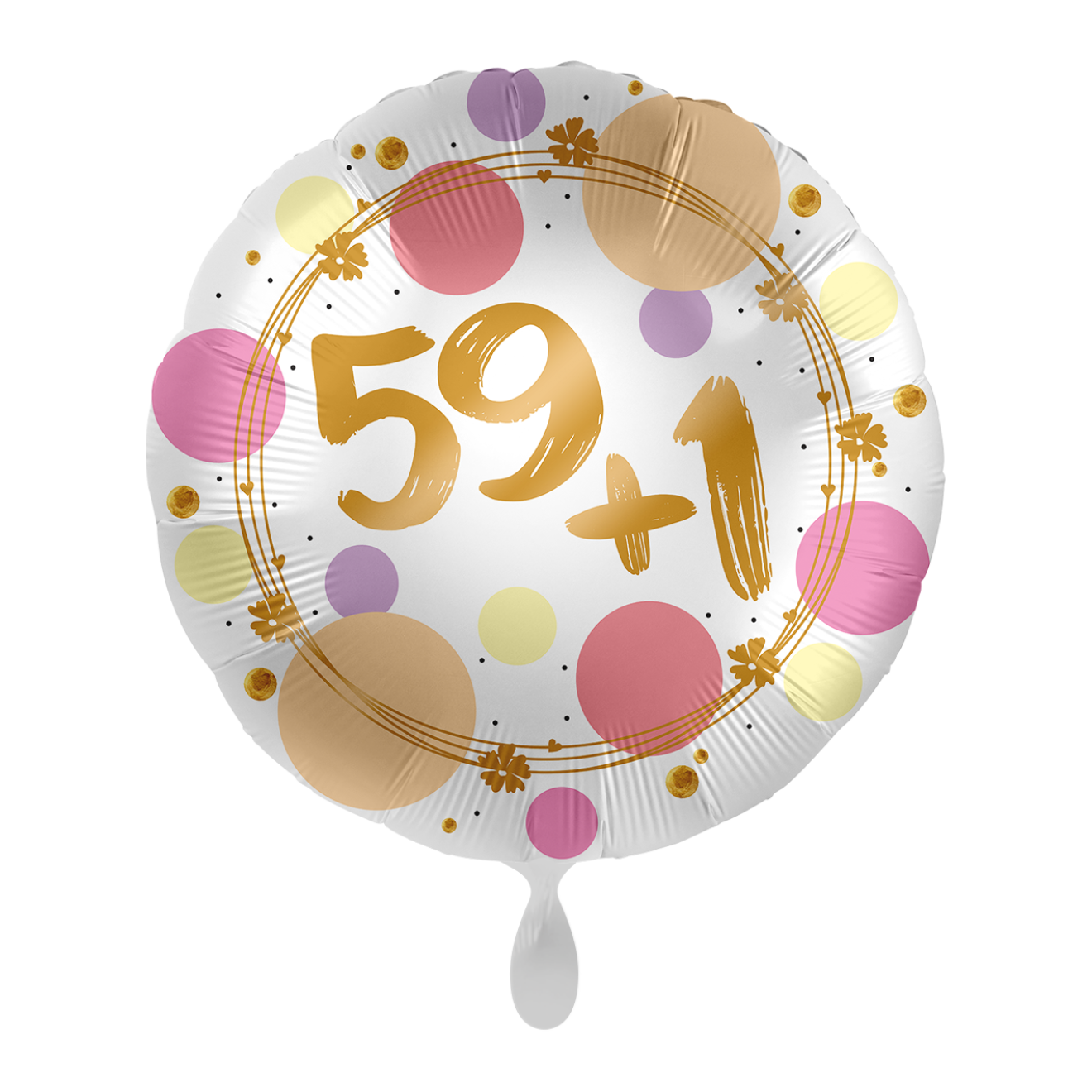 1 Balloon - Shiny Dots 59+1 - UNI