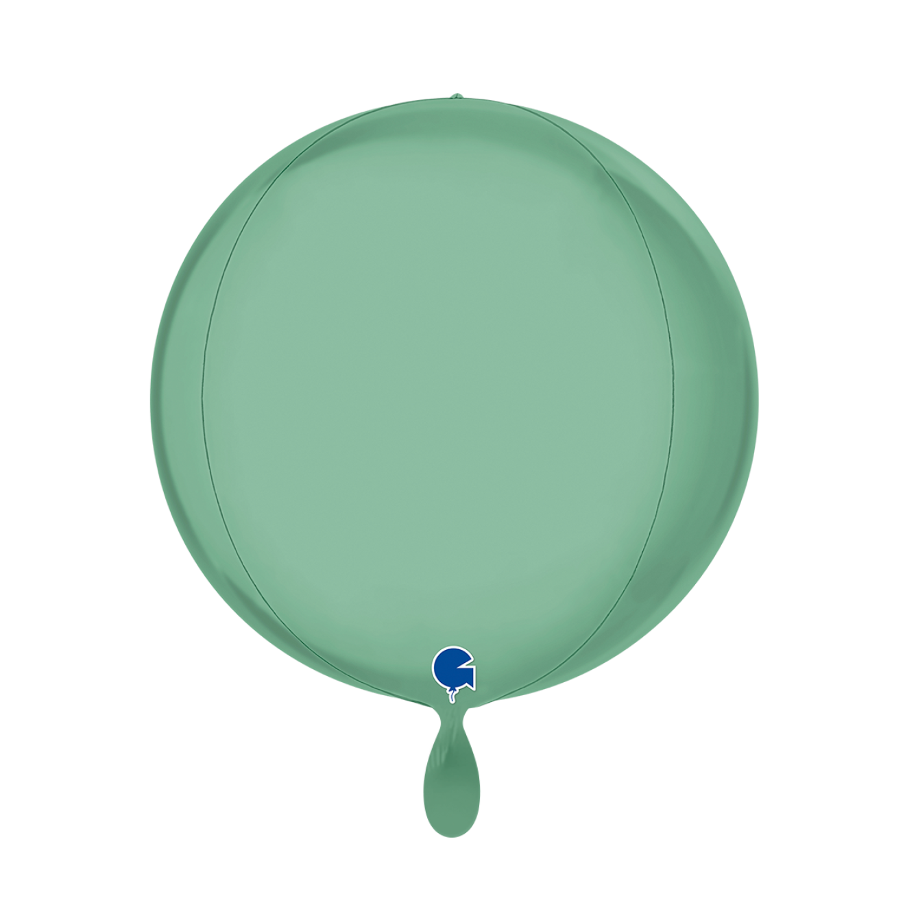 1 Balloon 4D - Globe - Platinum Tiffany