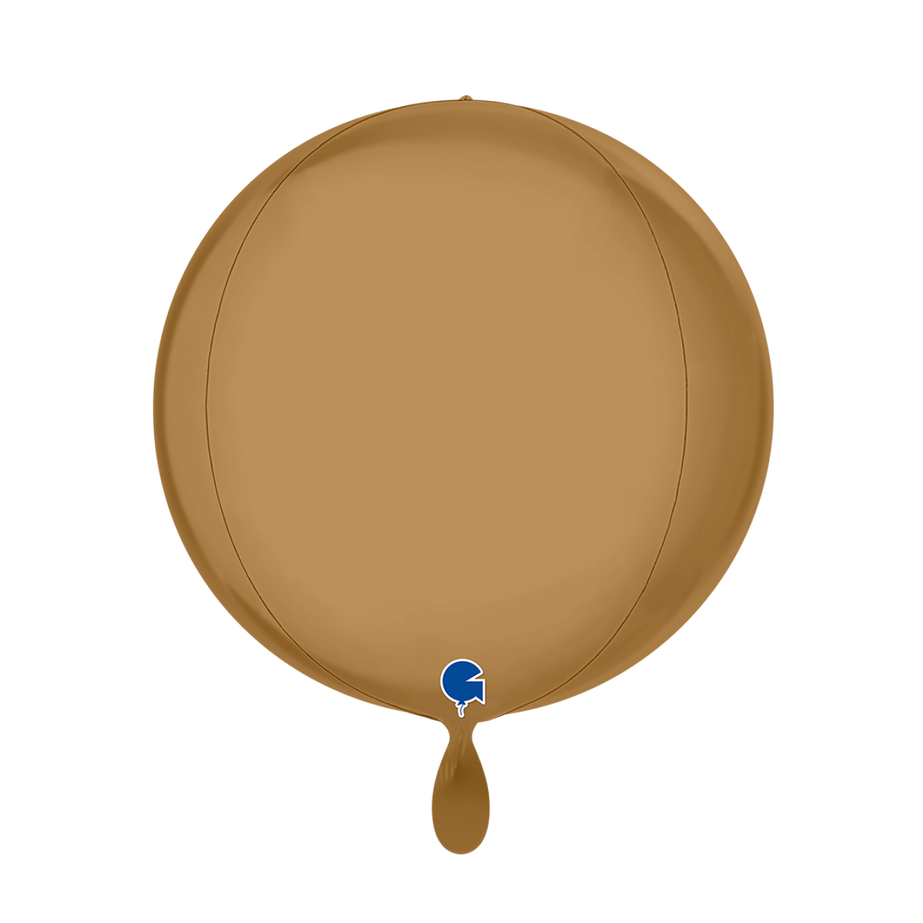 1 Balloon 4D - Globe - Platinum Champagne