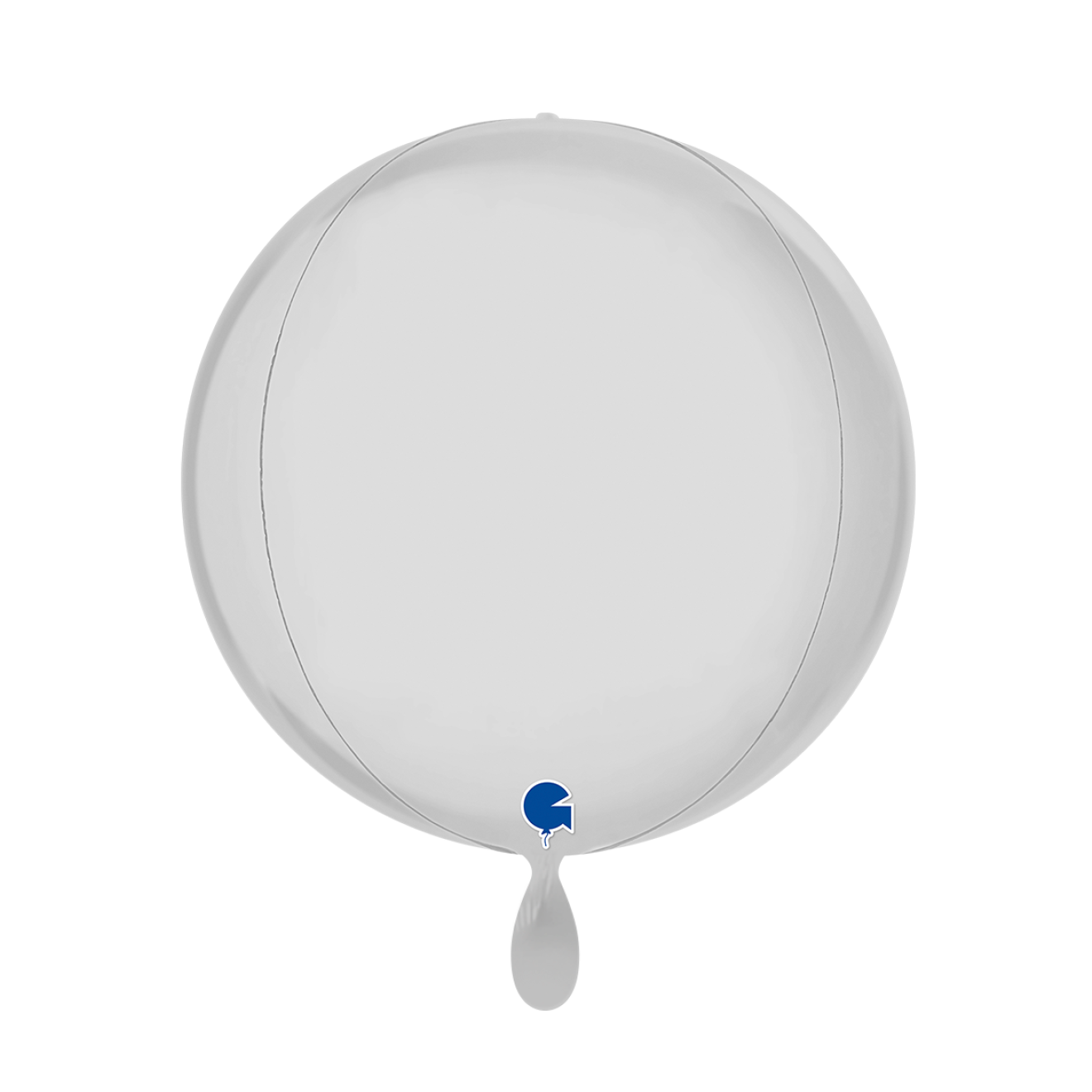1 Balloon 4D - Globe - Satin White