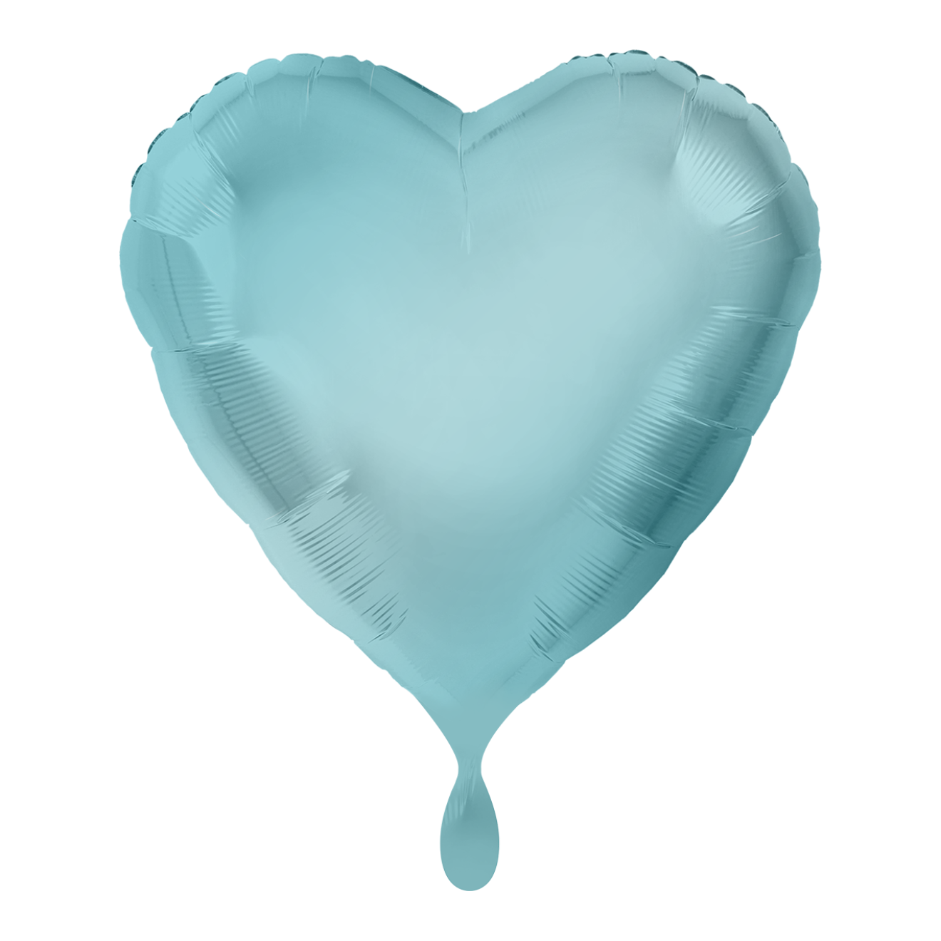 1 Balloon - Herz - Hellblau