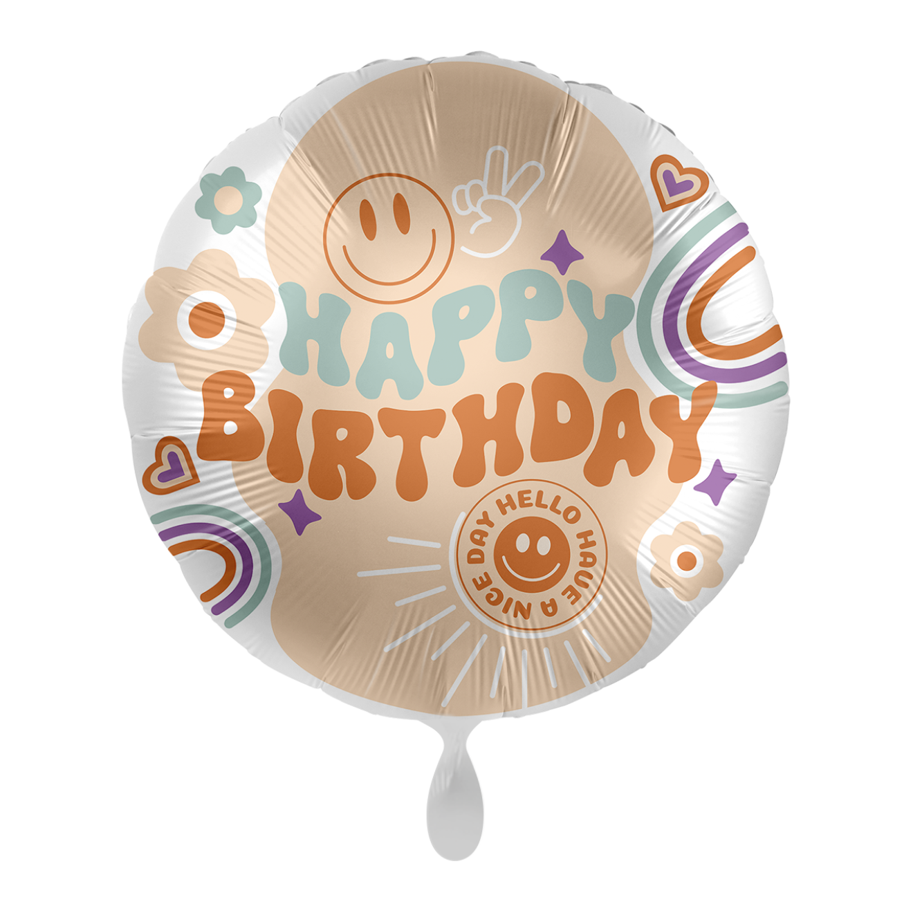 1 Balloon - Hippie Birthday - ENG
